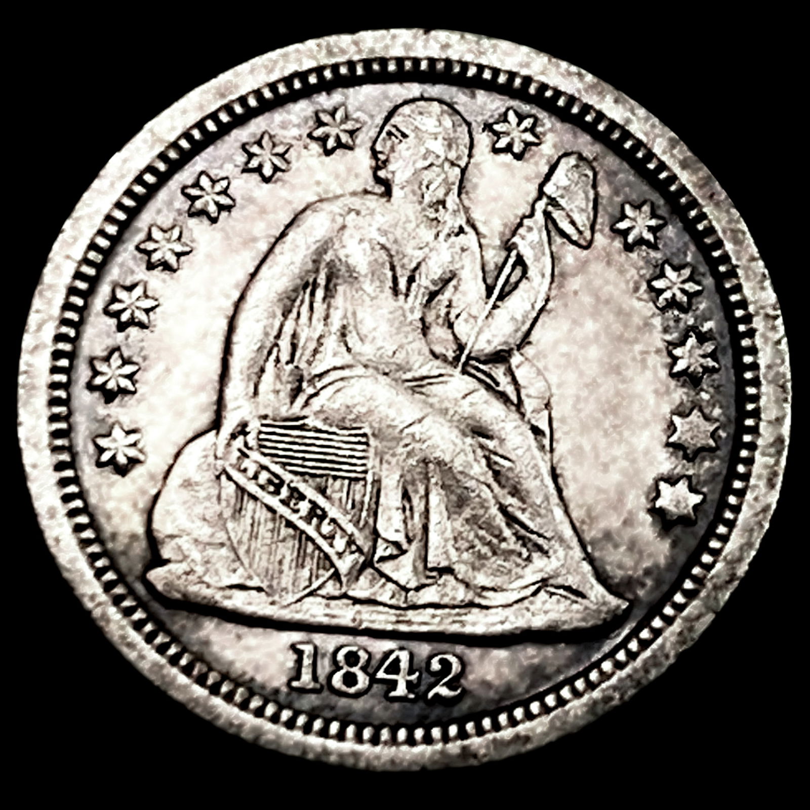 1842-O Seated Liberty Dime: 1842-O Seated Liberty Dime