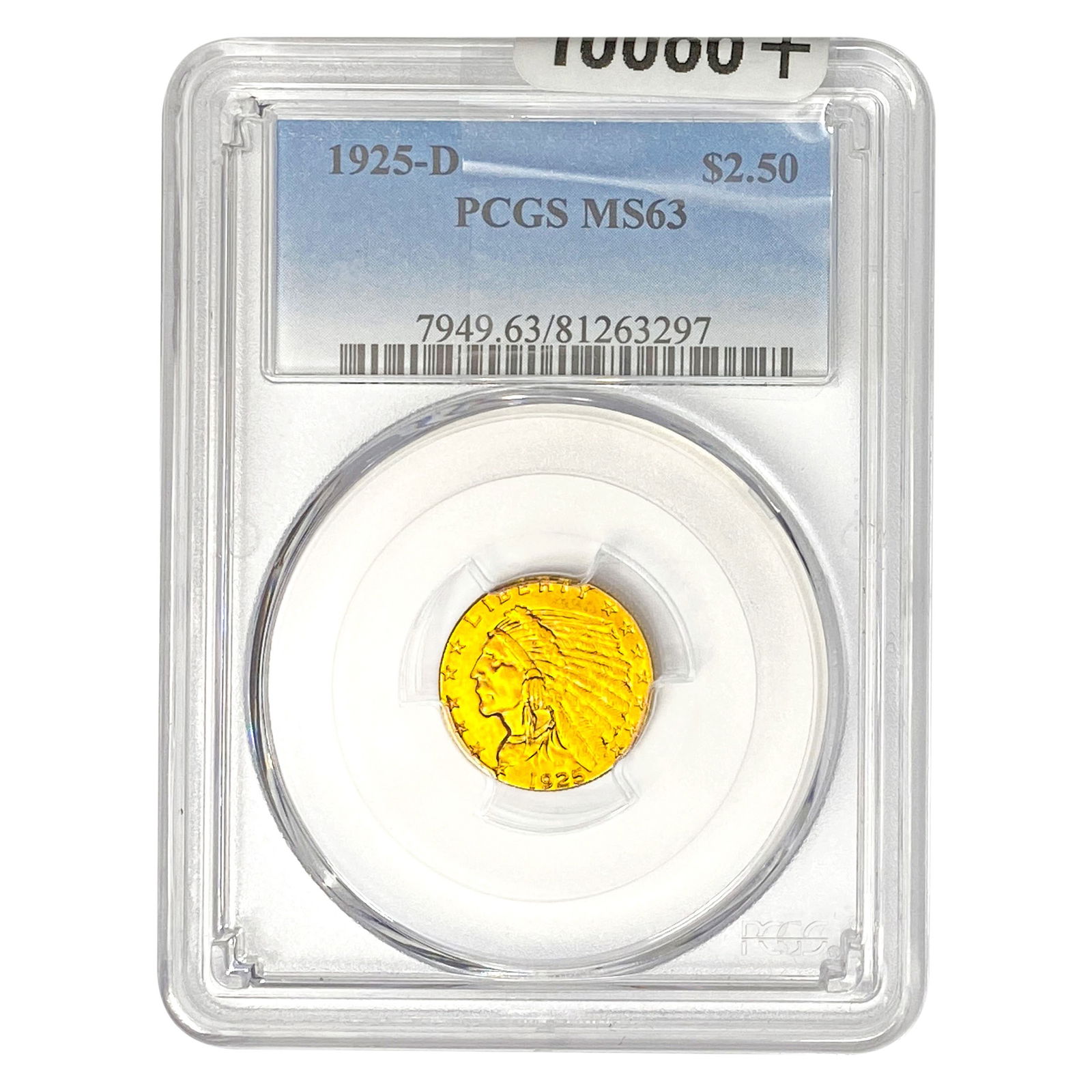 1925-D $2.50 Gold Quarter Eagle PCGS MS63 (1 of 2)