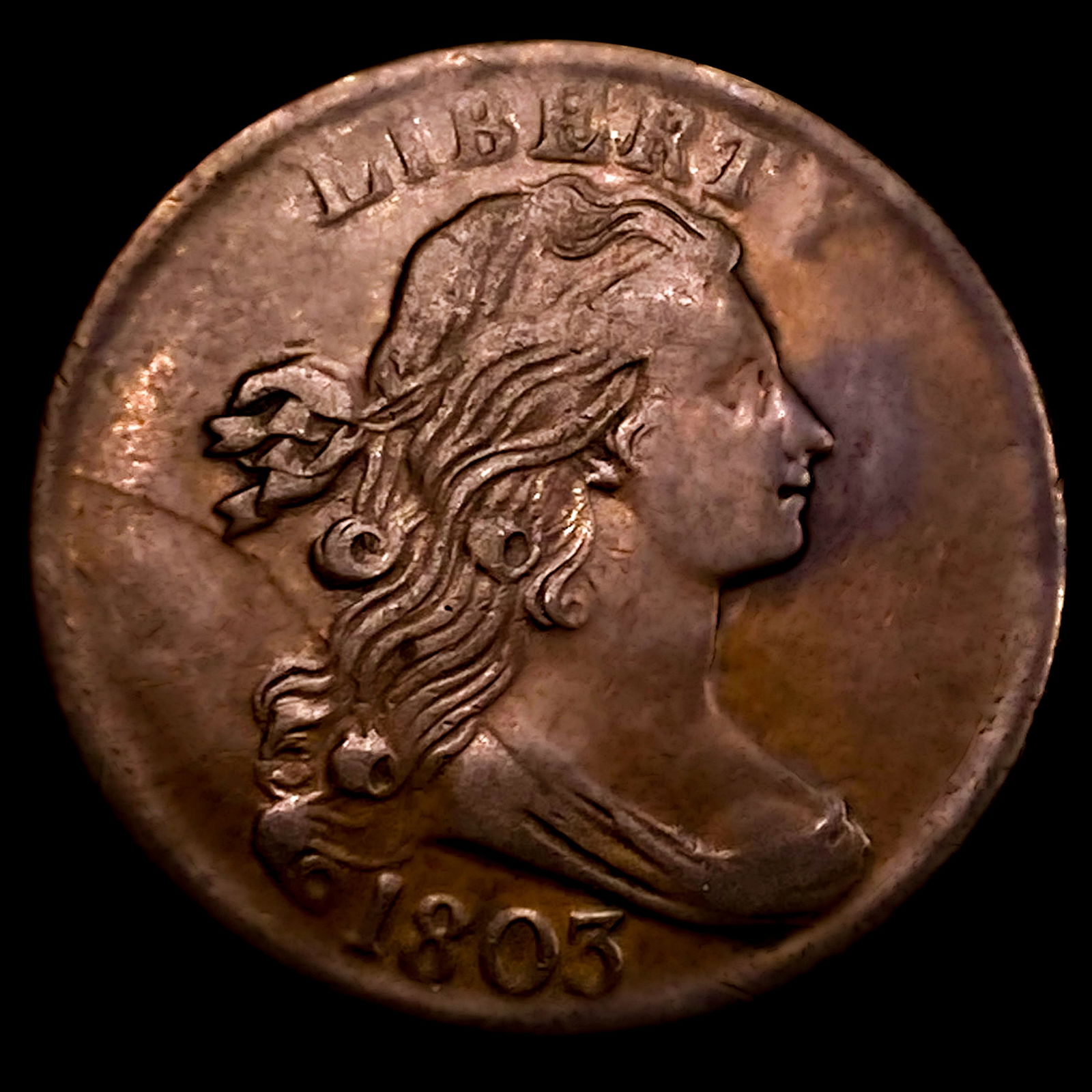 1803 Draped Bust Large Cent (1 of 2)
