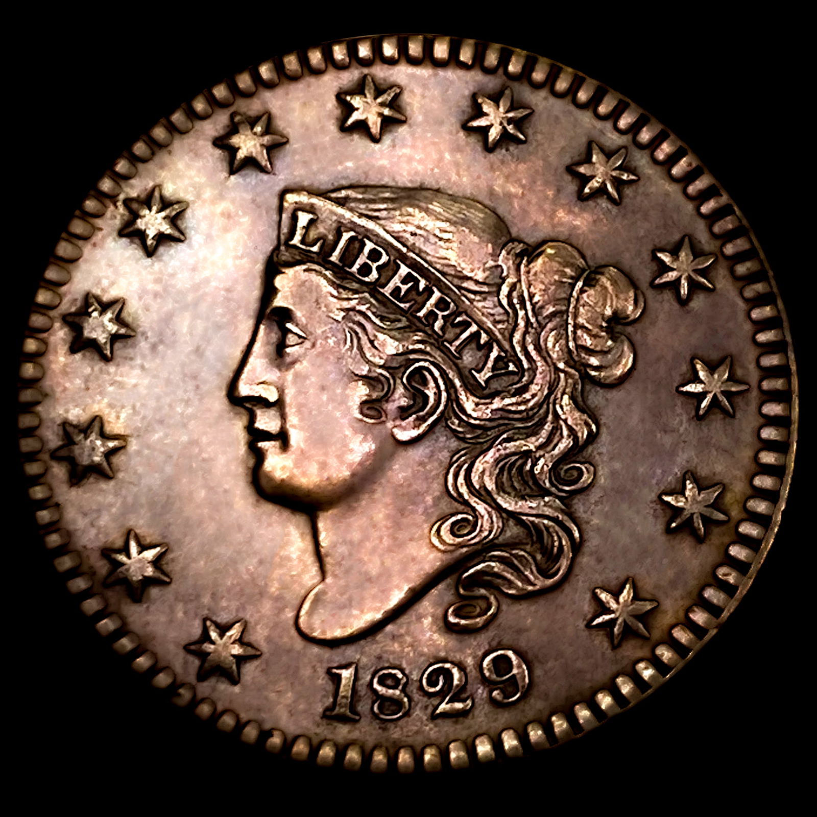 1829 Coronet Head Large Cent (1 of 2)
