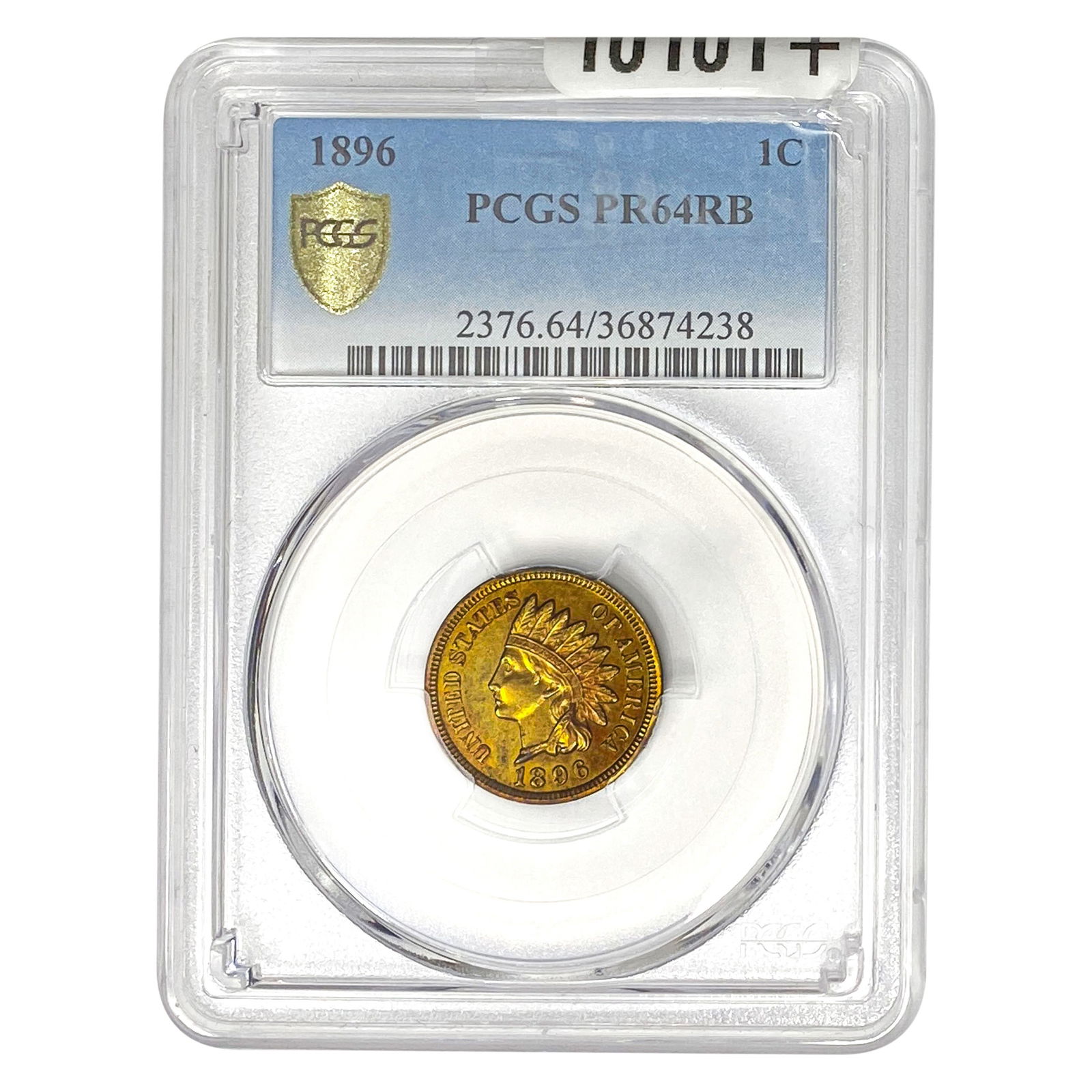 1896 Indian Head Cent PCGS PR64 RB (1 of 2)