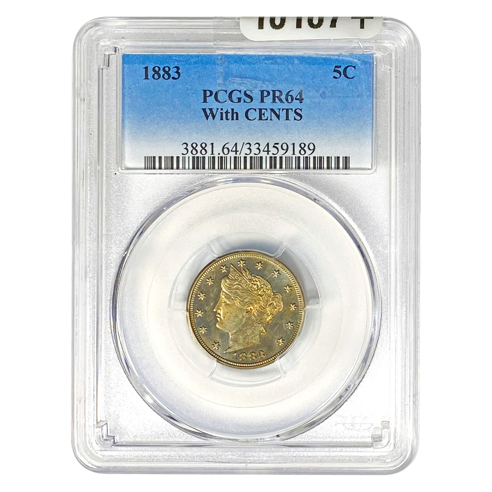 1883 Liberty Victory Nickel PCGS PR64 With Cents (1 of 2)