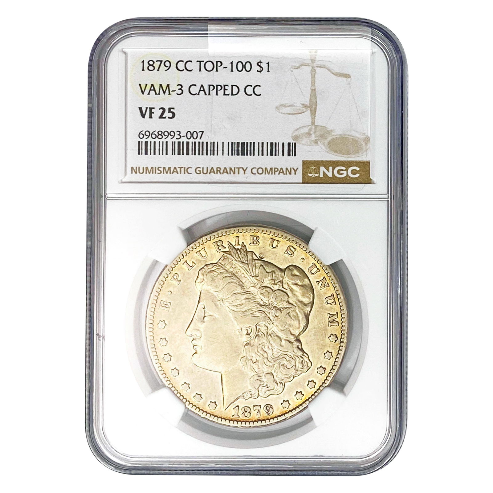 1879-CC Morgan Silver Dollar NGC VF25 VAM--3: 1879-CC Morgan Silver Dollar NGC VF25 VAM--3