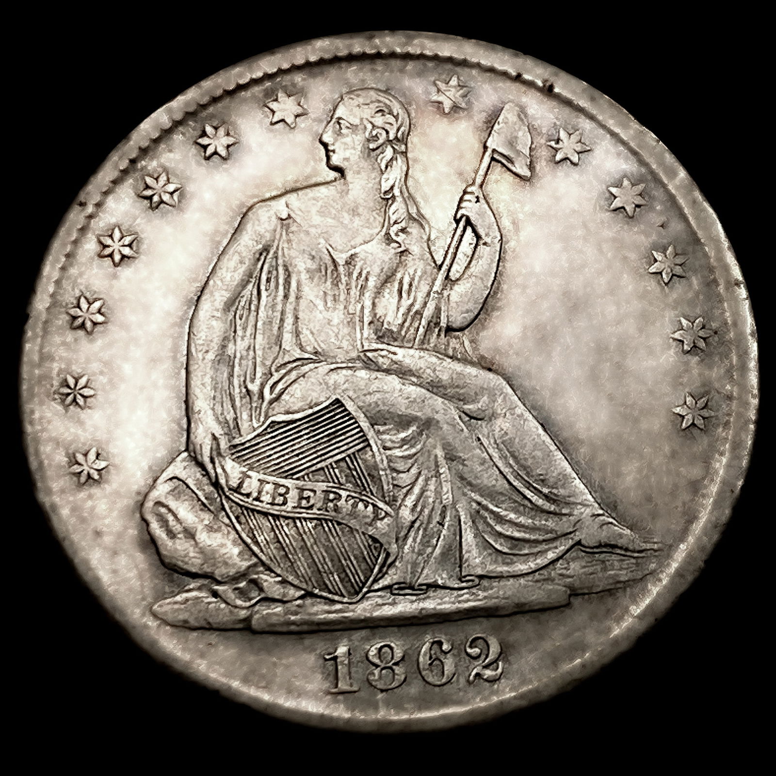1862-S Seated Liberty Half Dollar: 1862-S Seated Liberty Half Dollar