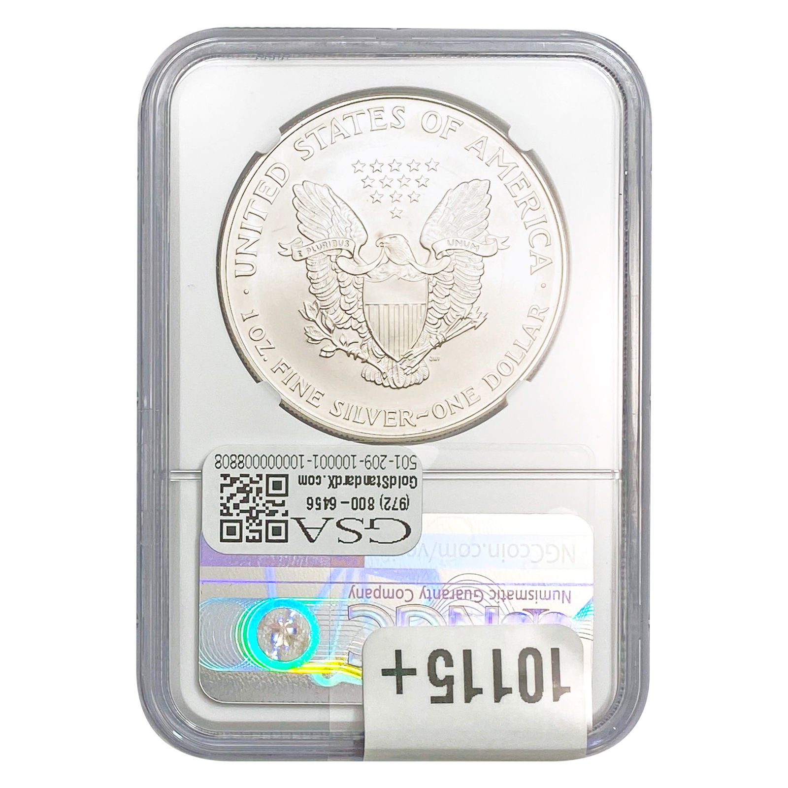 2001 Silver Eagle NGC MS70 - 2