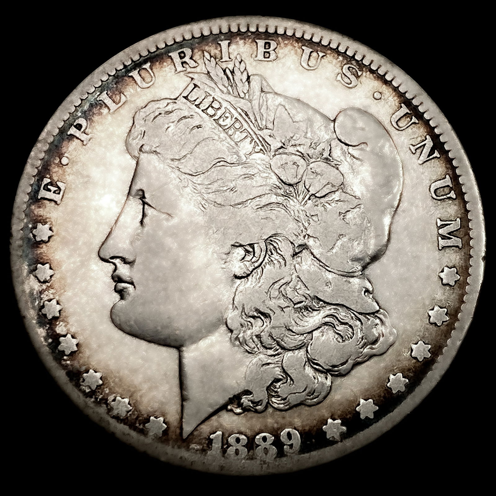 1889-CC Morgan Silver Dollar (1 of 2)