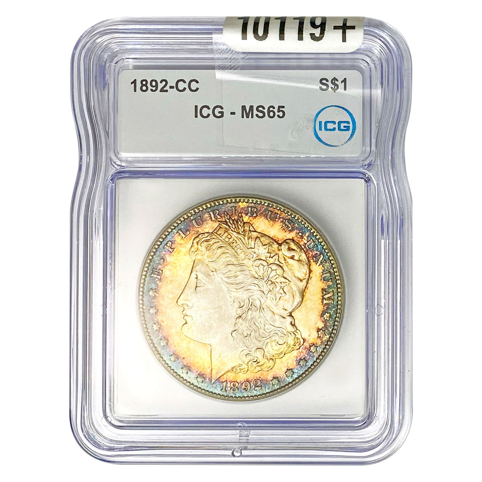 1892-CC Morgan Silver Dollar ICG MS65 (1 of 2)