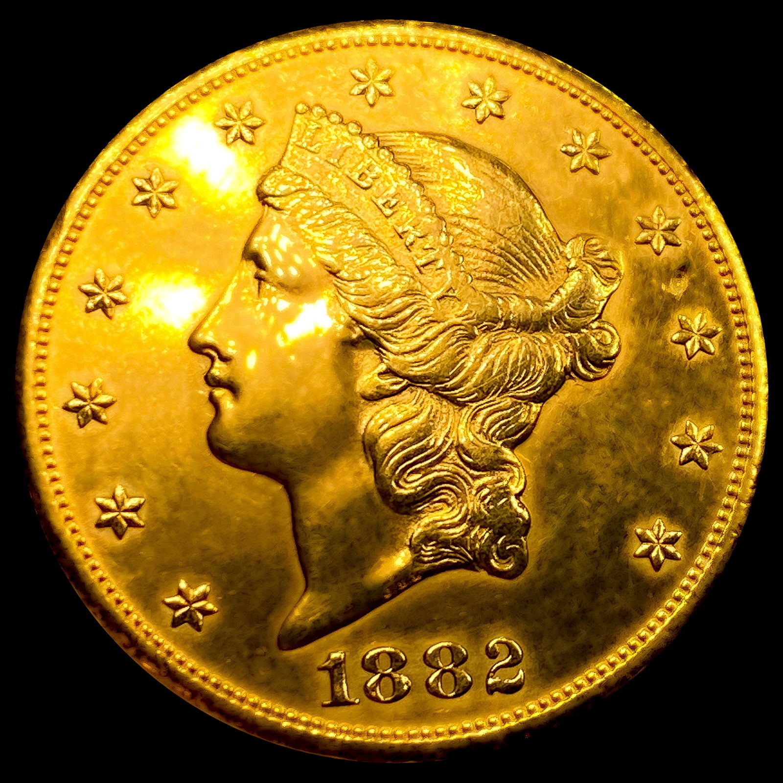 1882-CC $20 Gold Double Eagle (1 of 2)