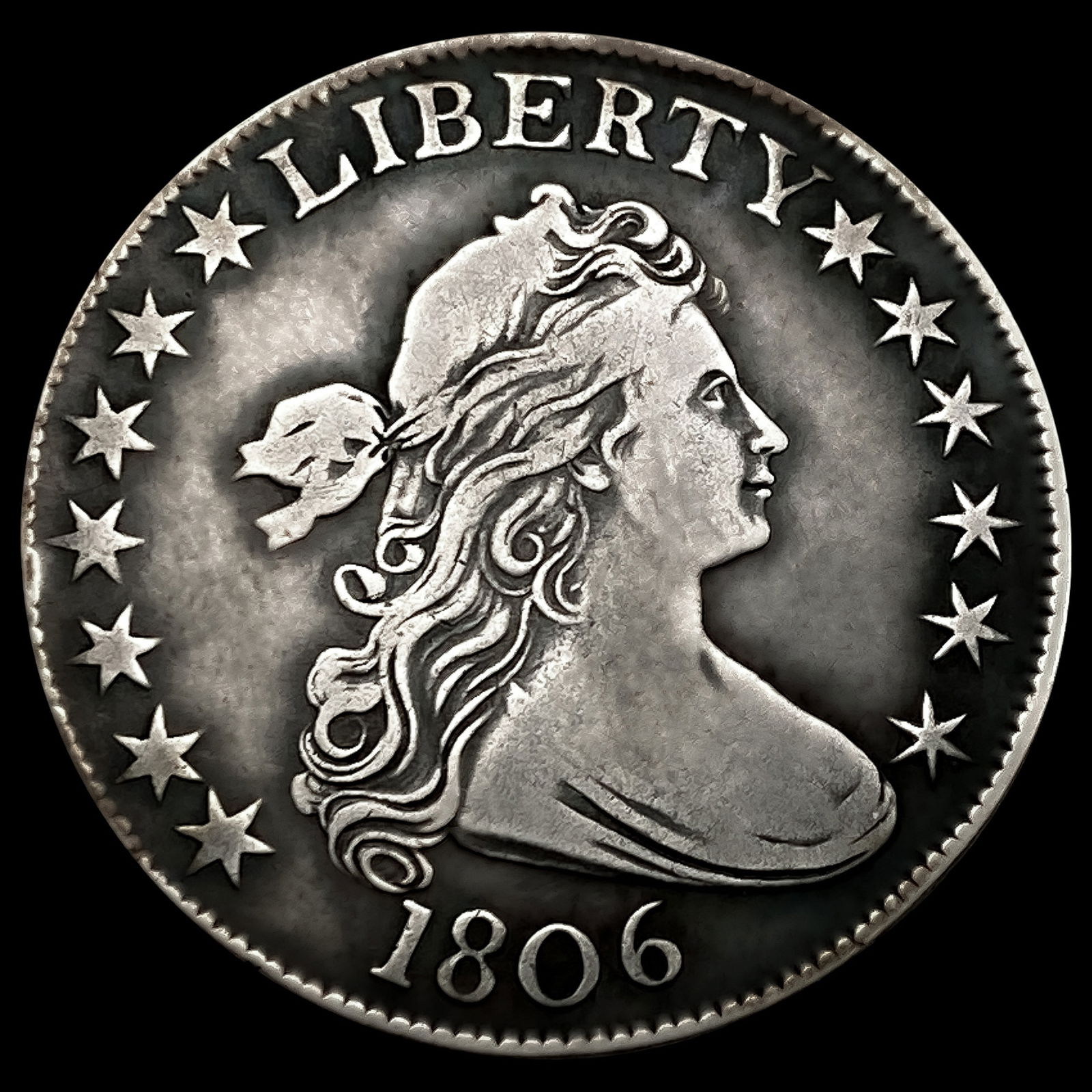 1806 Draped Bust Half Dollar (1 of 2)