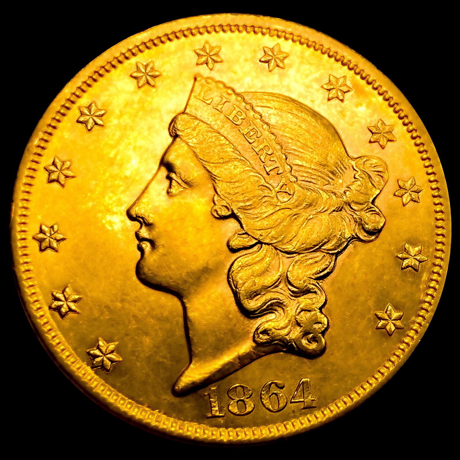 1864 $20 Gold Double Eagle (1 of 1)