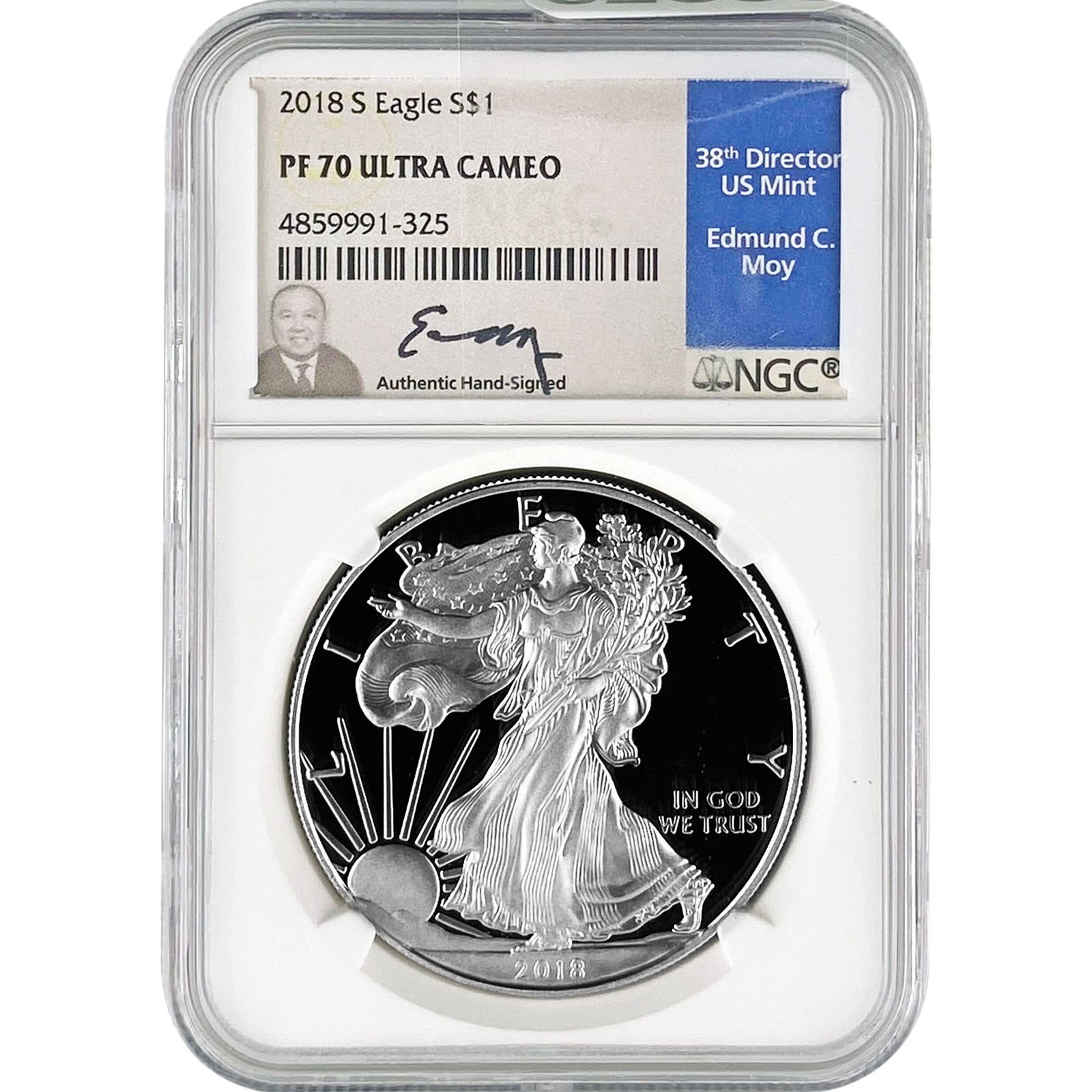 2018-S Silver Eagle NGC PF70 Ultra Cameo (1 of 2)