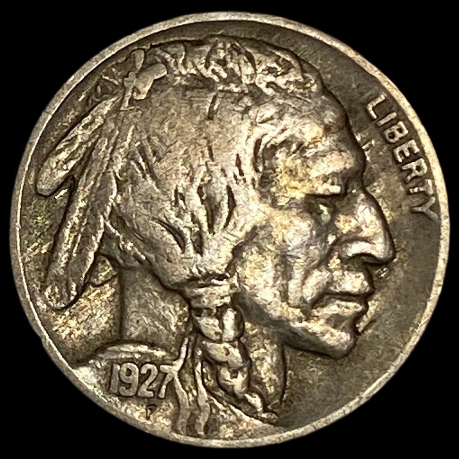 1927-D Buffalo Nickel NEARLY UNCIRCULATED (1 of 2)