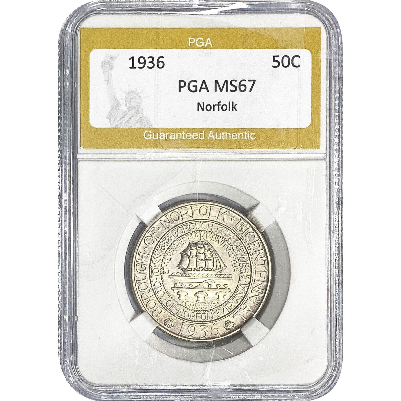 1936 Norfolk Half Dollar PGA MS67 (1 of 2)