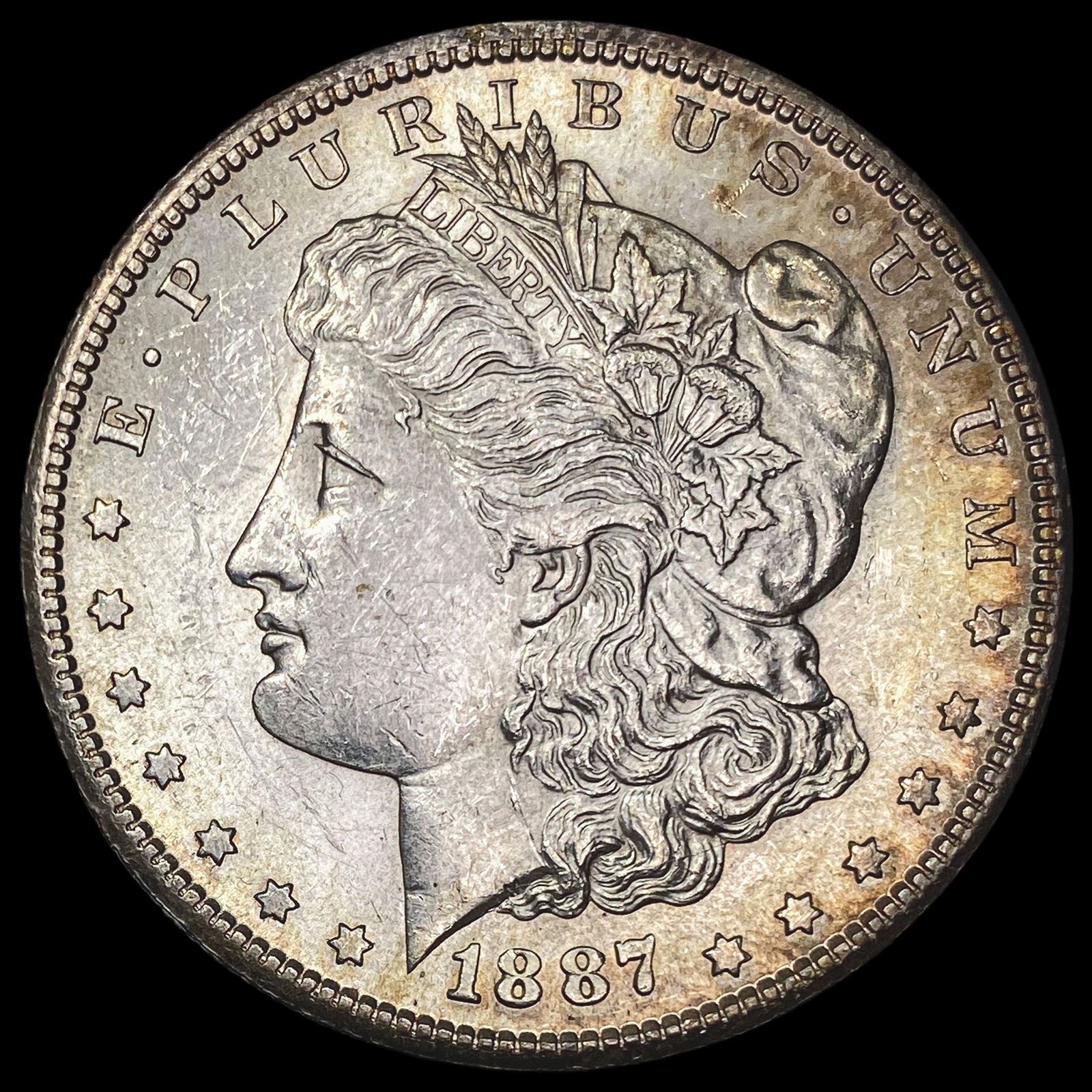 1887-S Silver Morgan Dollar CHOICE BU (1 of 2)