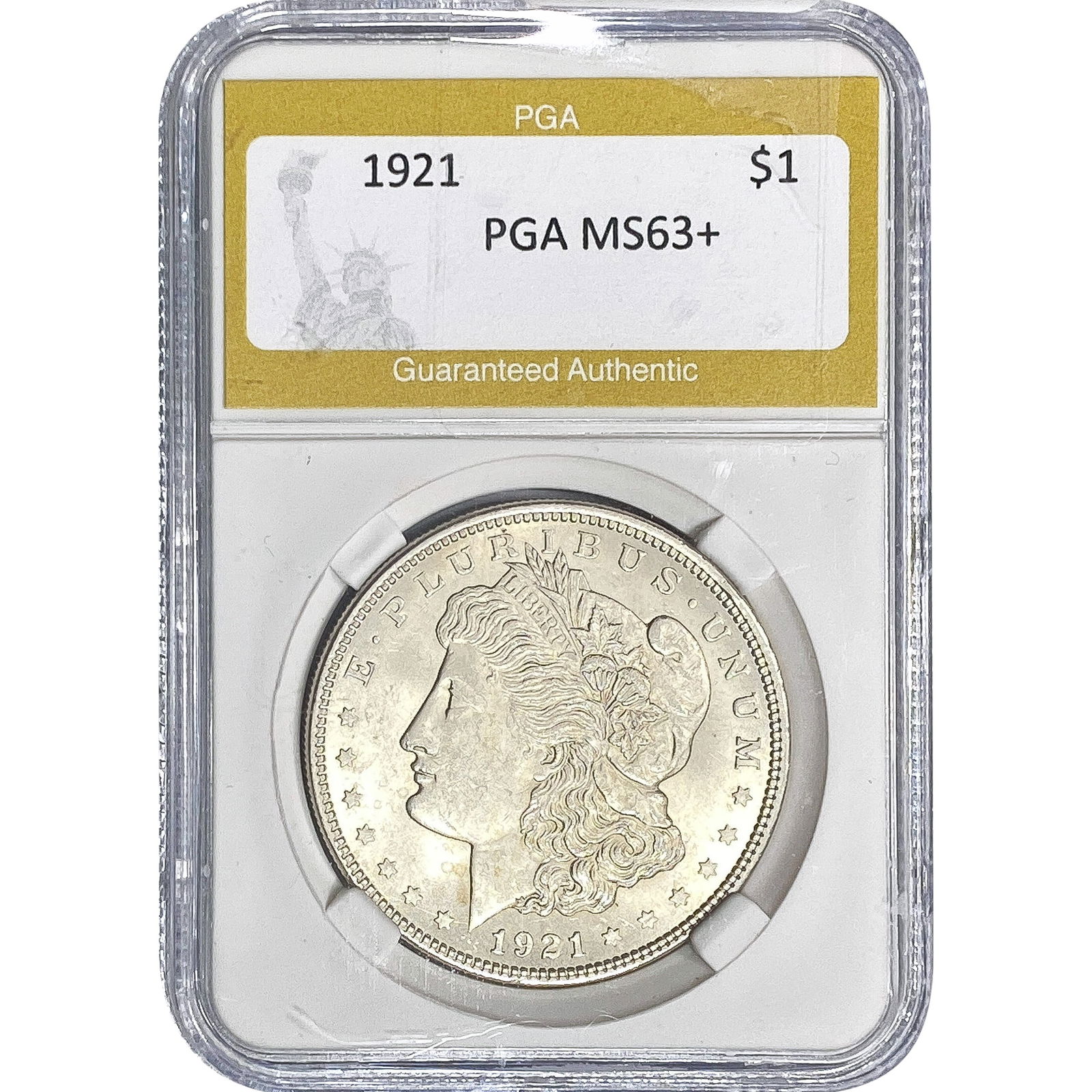 1921 Morgan Silver Dollar PGA MS63+ (1 of 2)