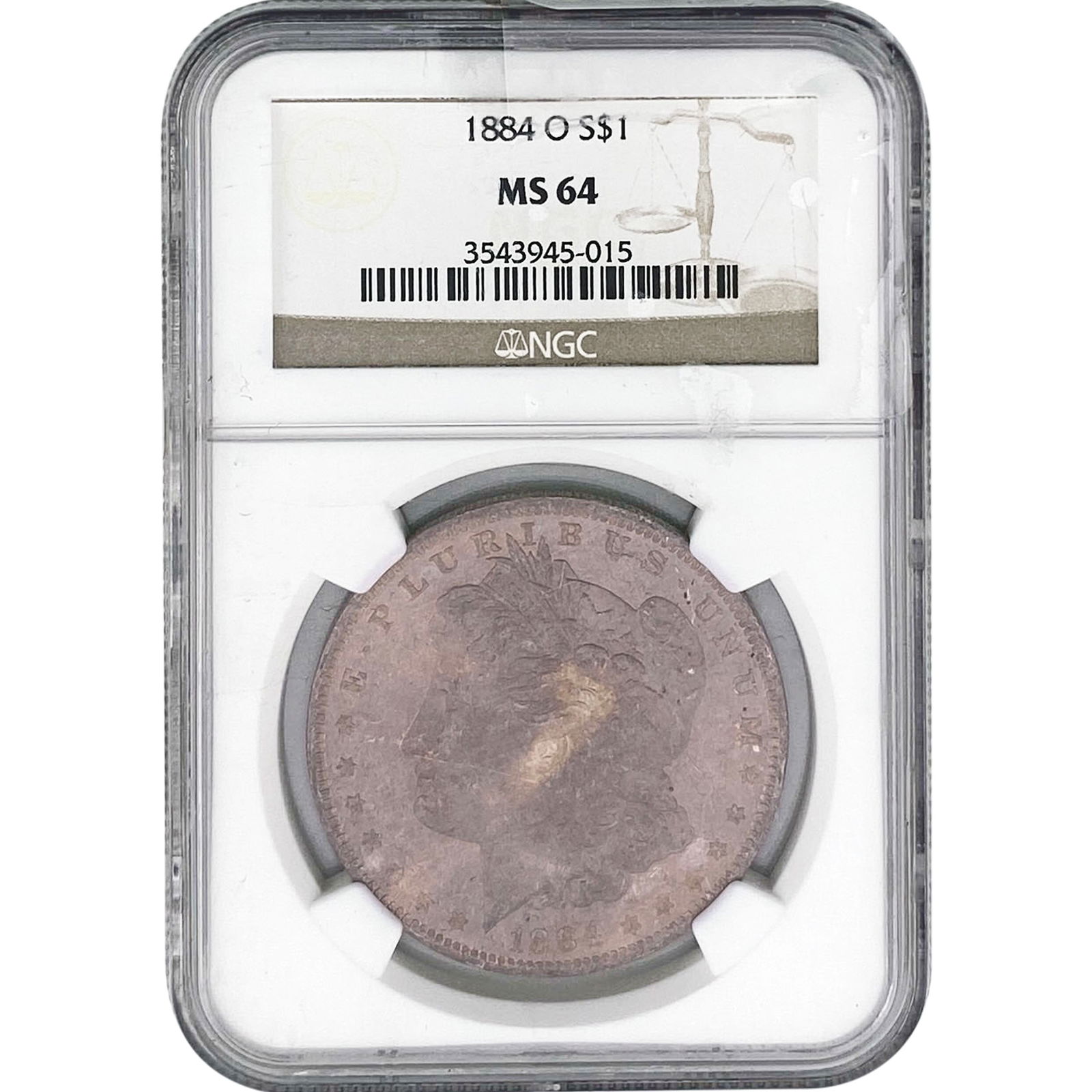 1884-O Morgan Silver Dollar NGC MS64 (1 of 2)