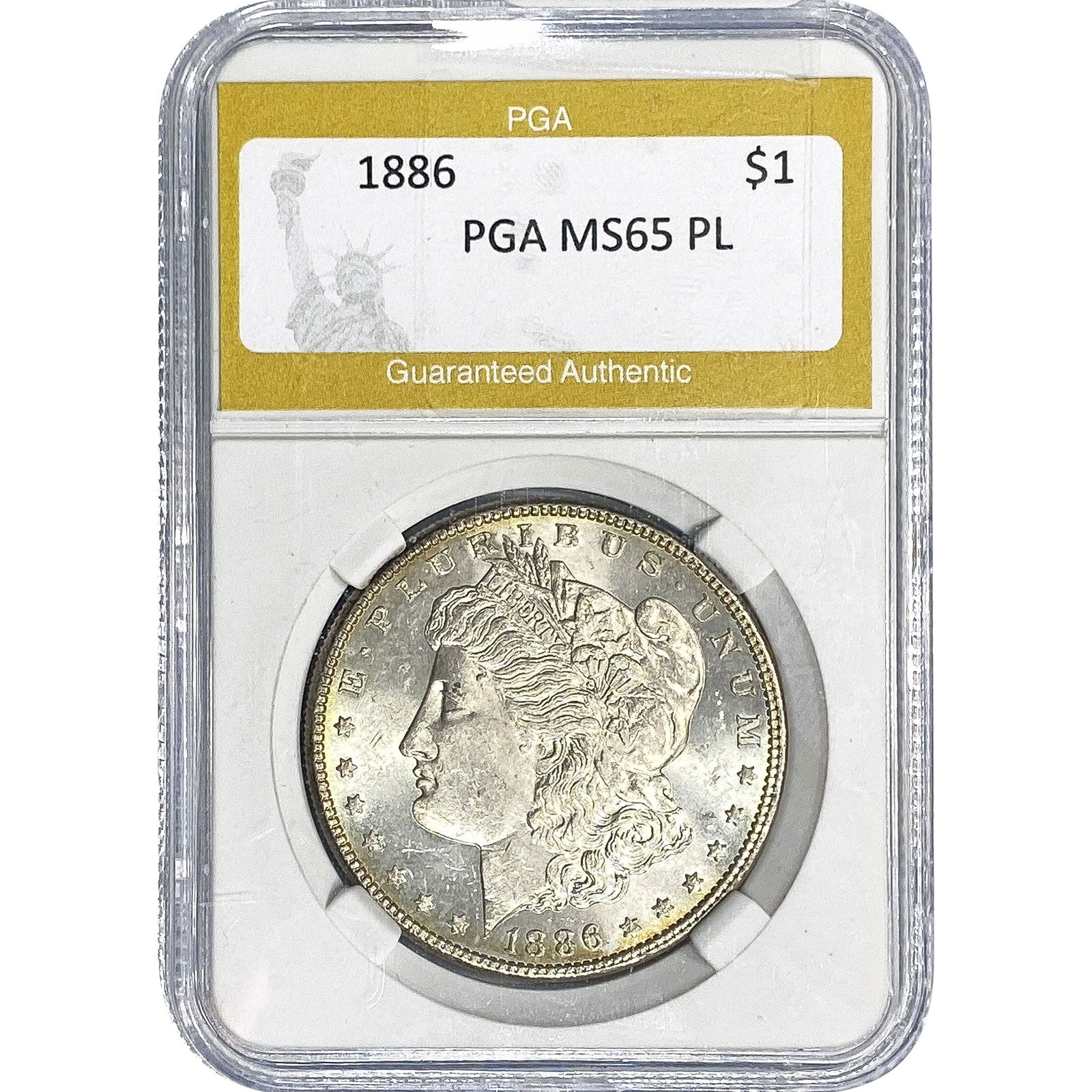 1886 Morgan Silver Dollar PGA MS65 PL (1 of 2)
