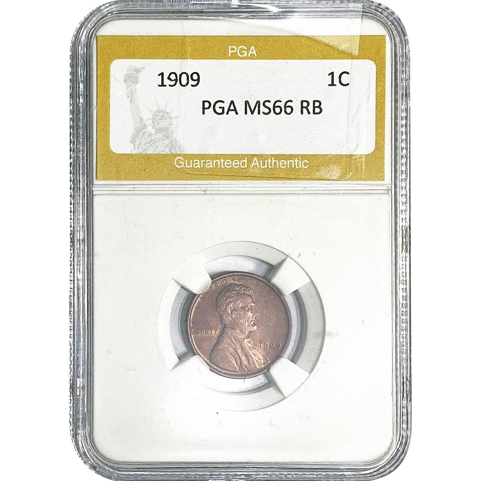 1909 Wheat Cent PGA MS66 RB (1 of 2)