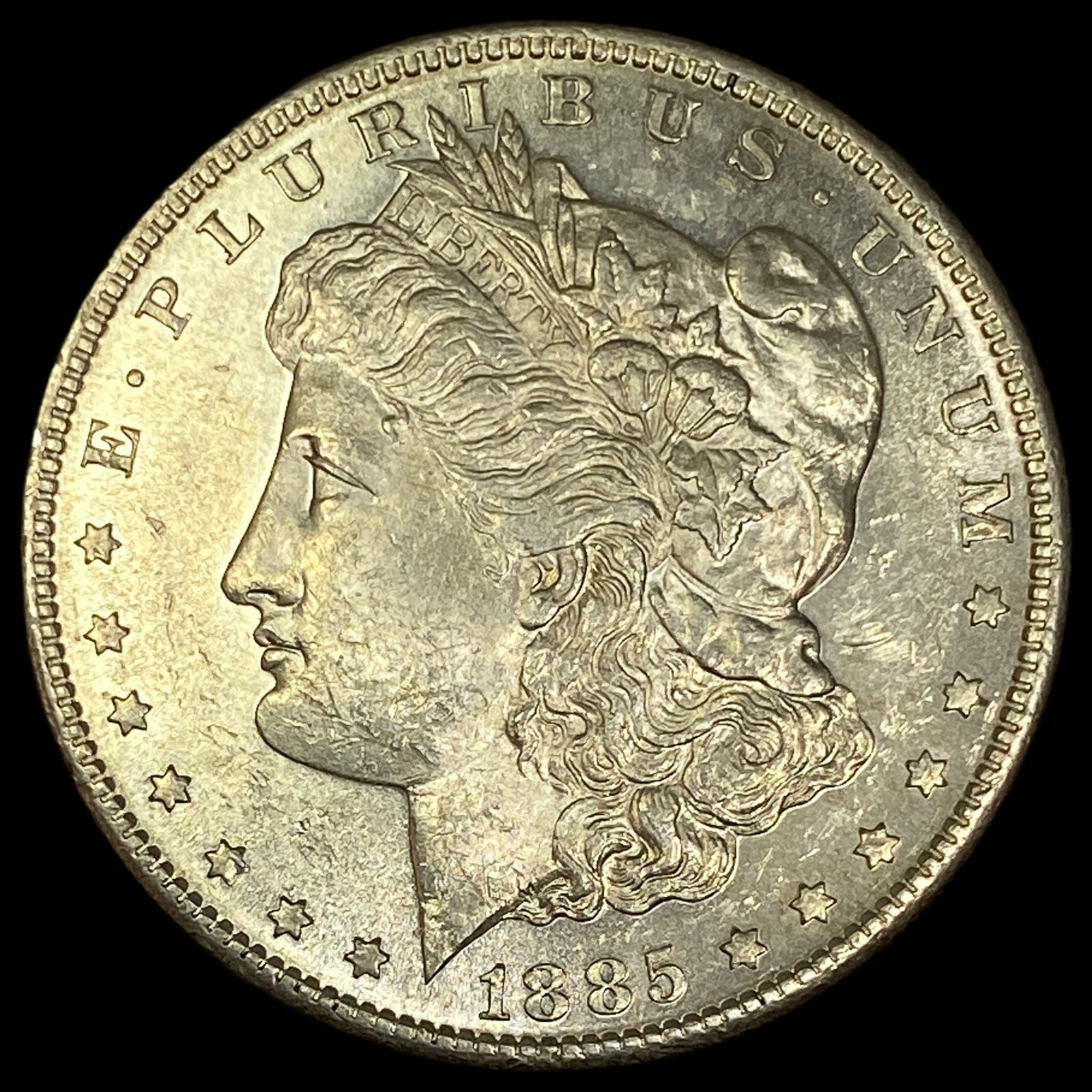 1885-S Silver Morgan Dollar CHOICE BU (1 of 2)