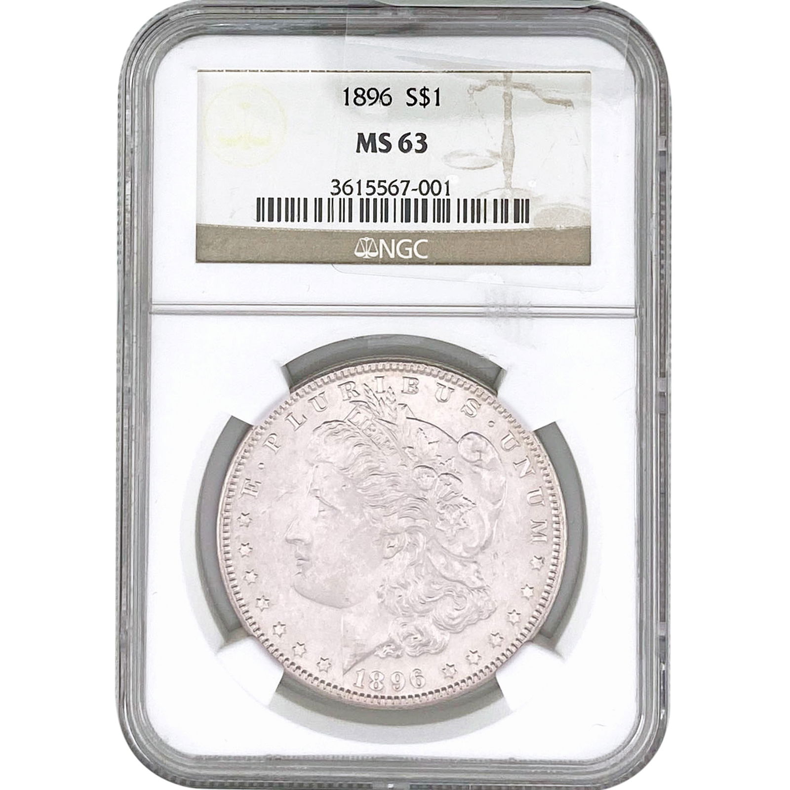 1896 Morgan Silver Dollar NGC MS63 (1 of 2)