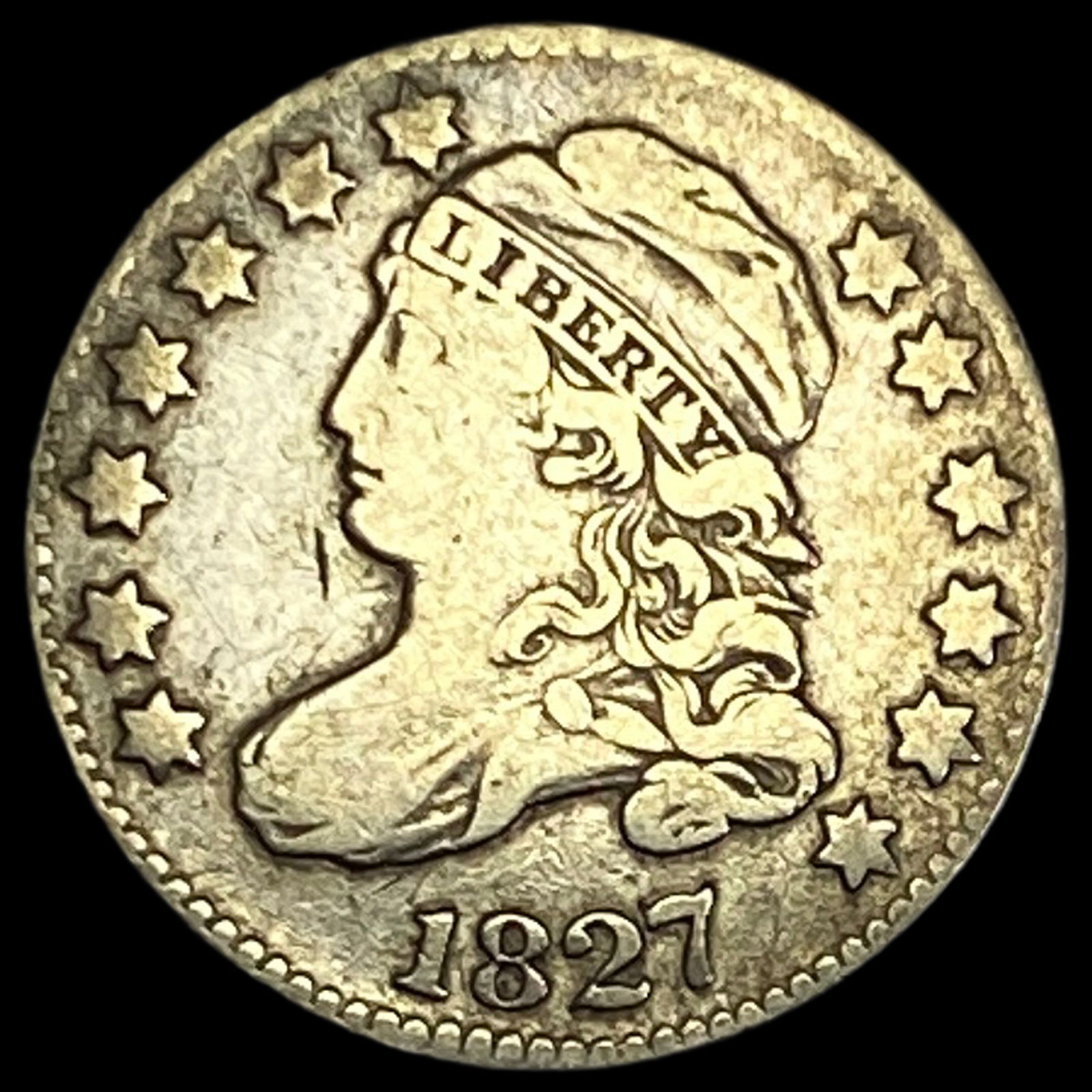 1827 Capped Bust Dime LIGHTLY CIRCULATED (1 of 2)