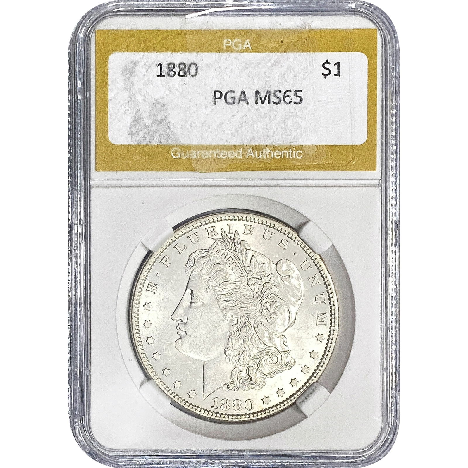 1880 Morgan Silver Dollar PGA MS65 (1 of 2)
