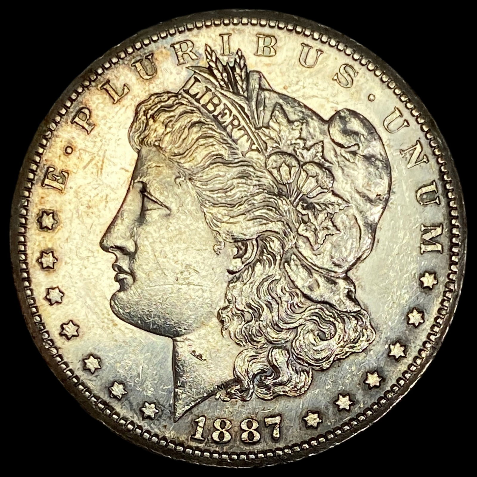 1887-S Silver Morgan Dollar CLOSELY UNCIRCULATED (1 of 2)