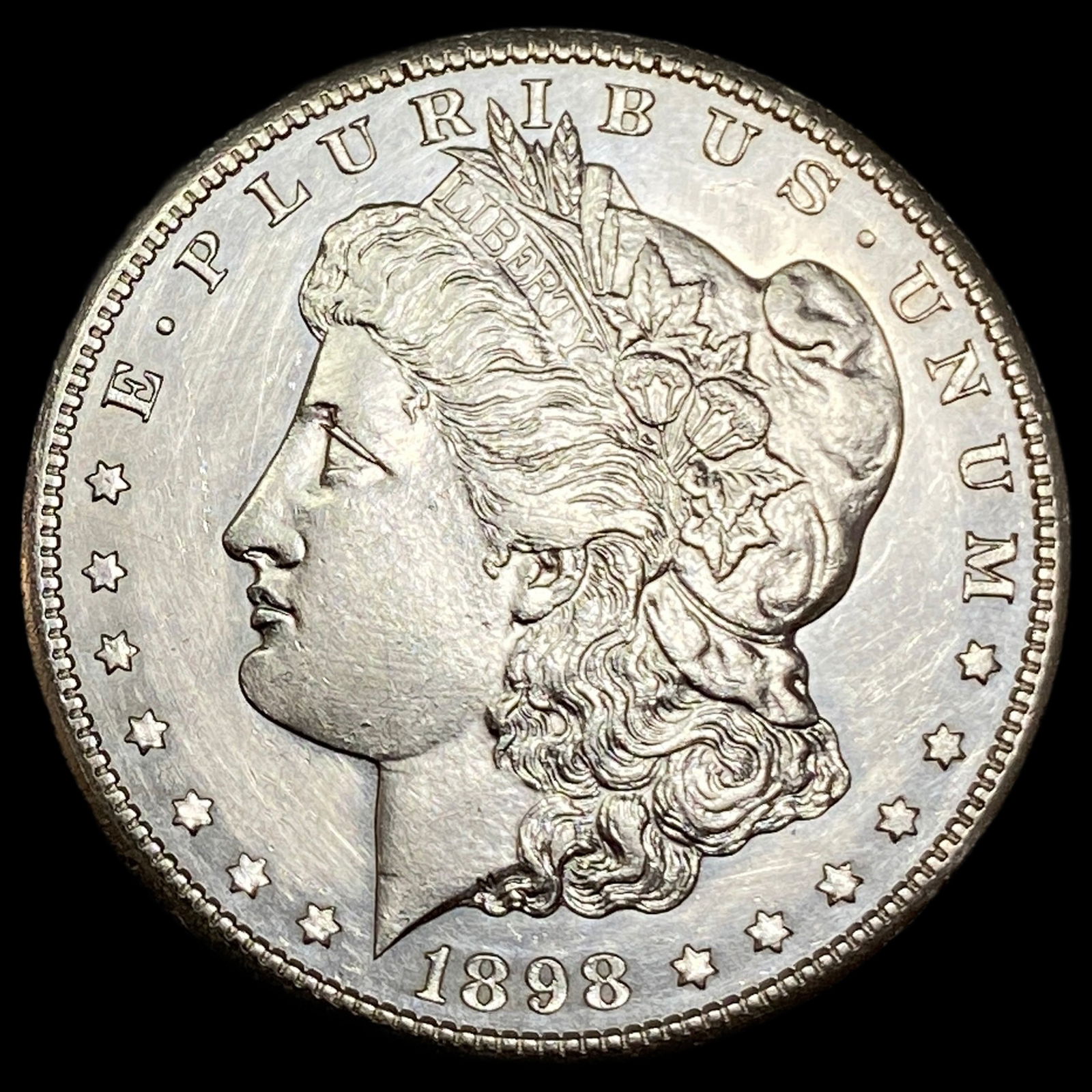 1898-S Silver Morgan Dollar CHOICE BU (1 of 2)