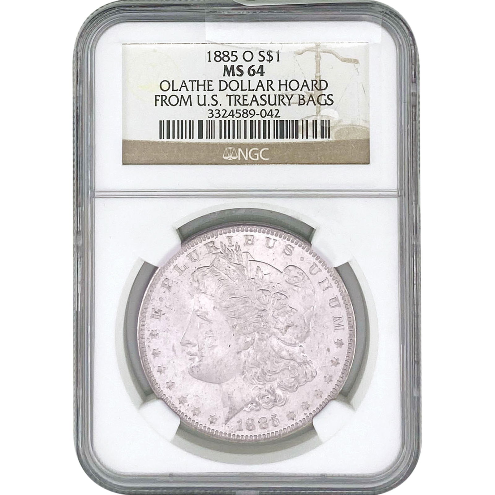 1885-O Morgan Silver Dollar NGC MS64 (1 of 2)