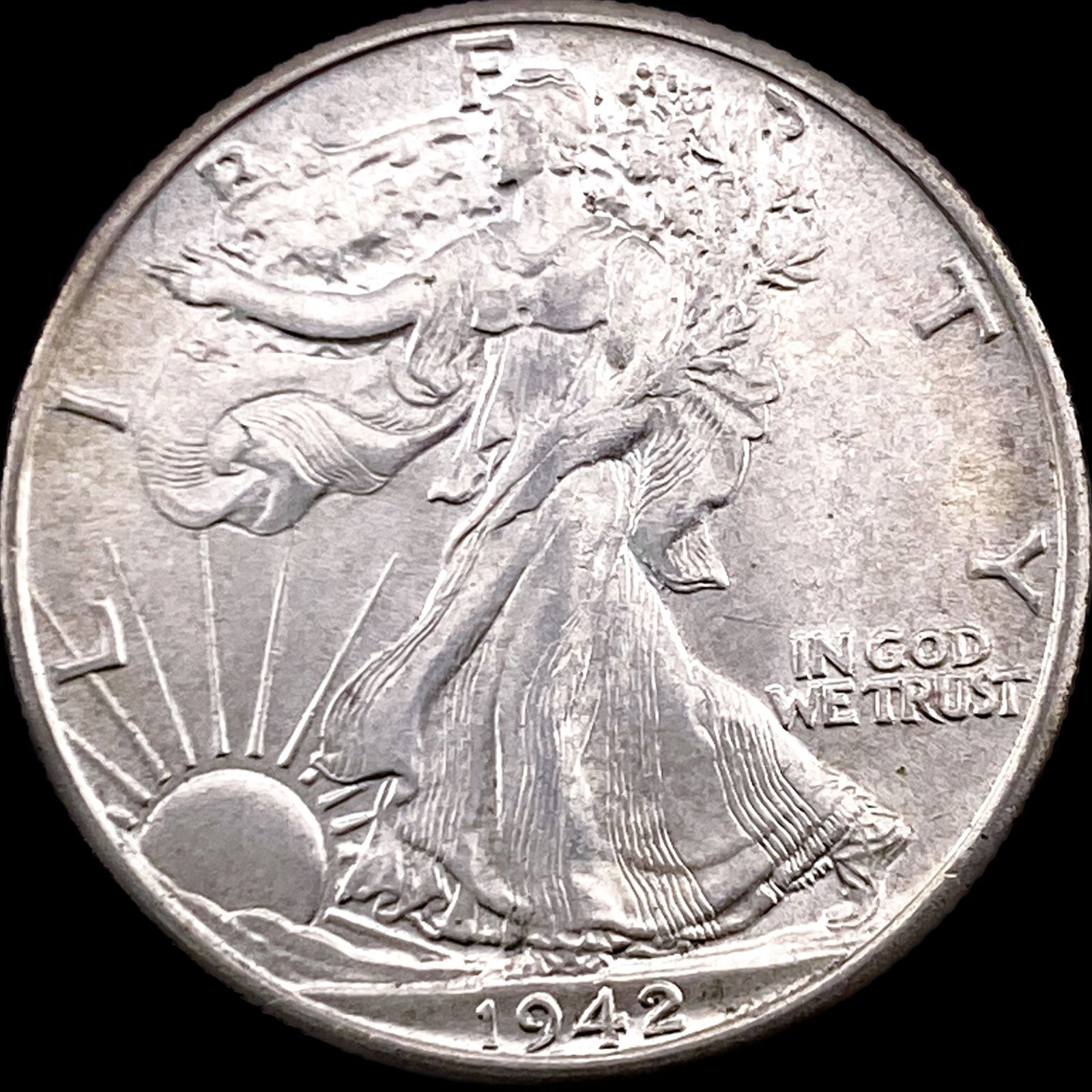 1942 Walking Liberty Half Dollar UNCIRCULATED (1 of 2)