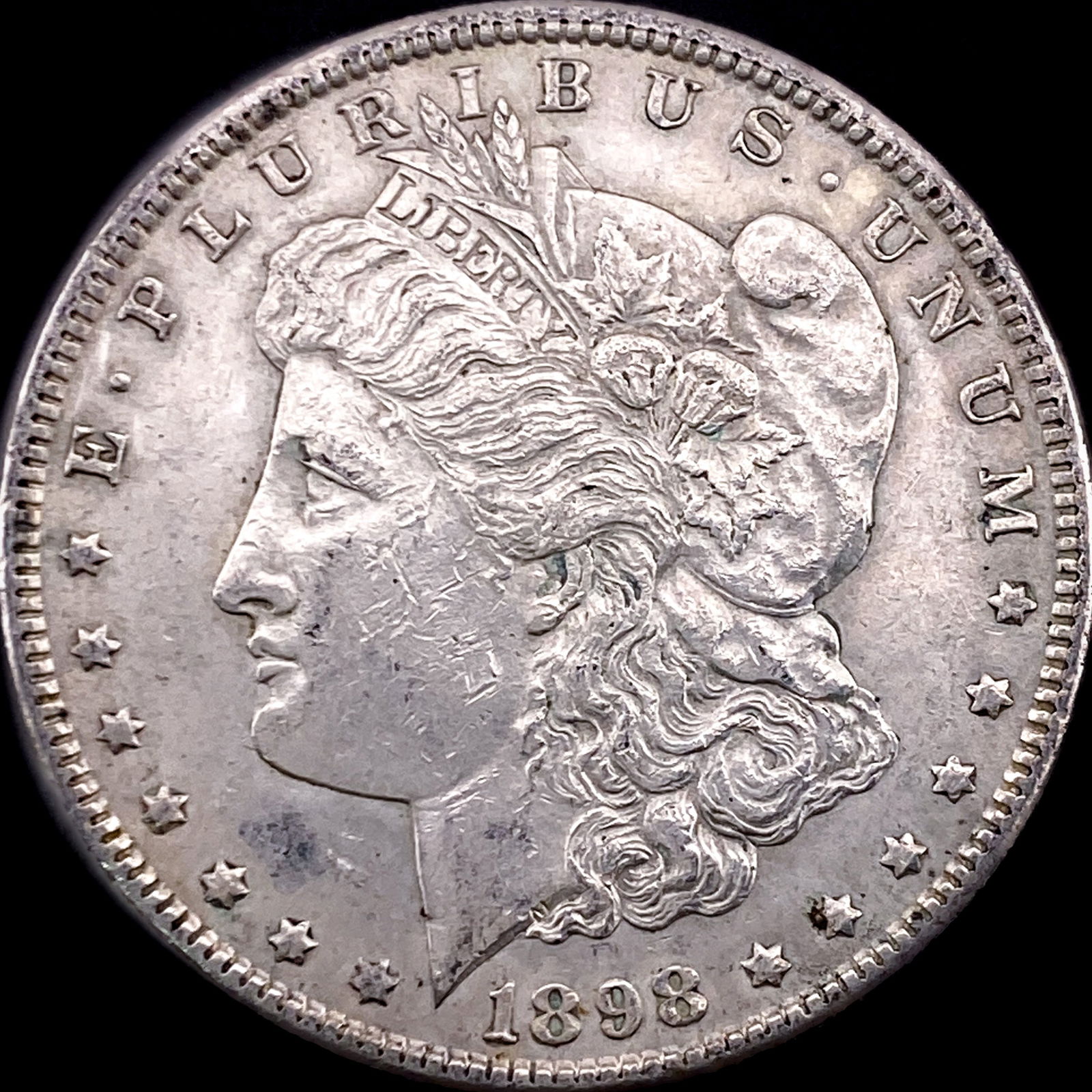 1898 Silver Morgan Dollar CLOSELY UNCIRCULATED (1 of 2)