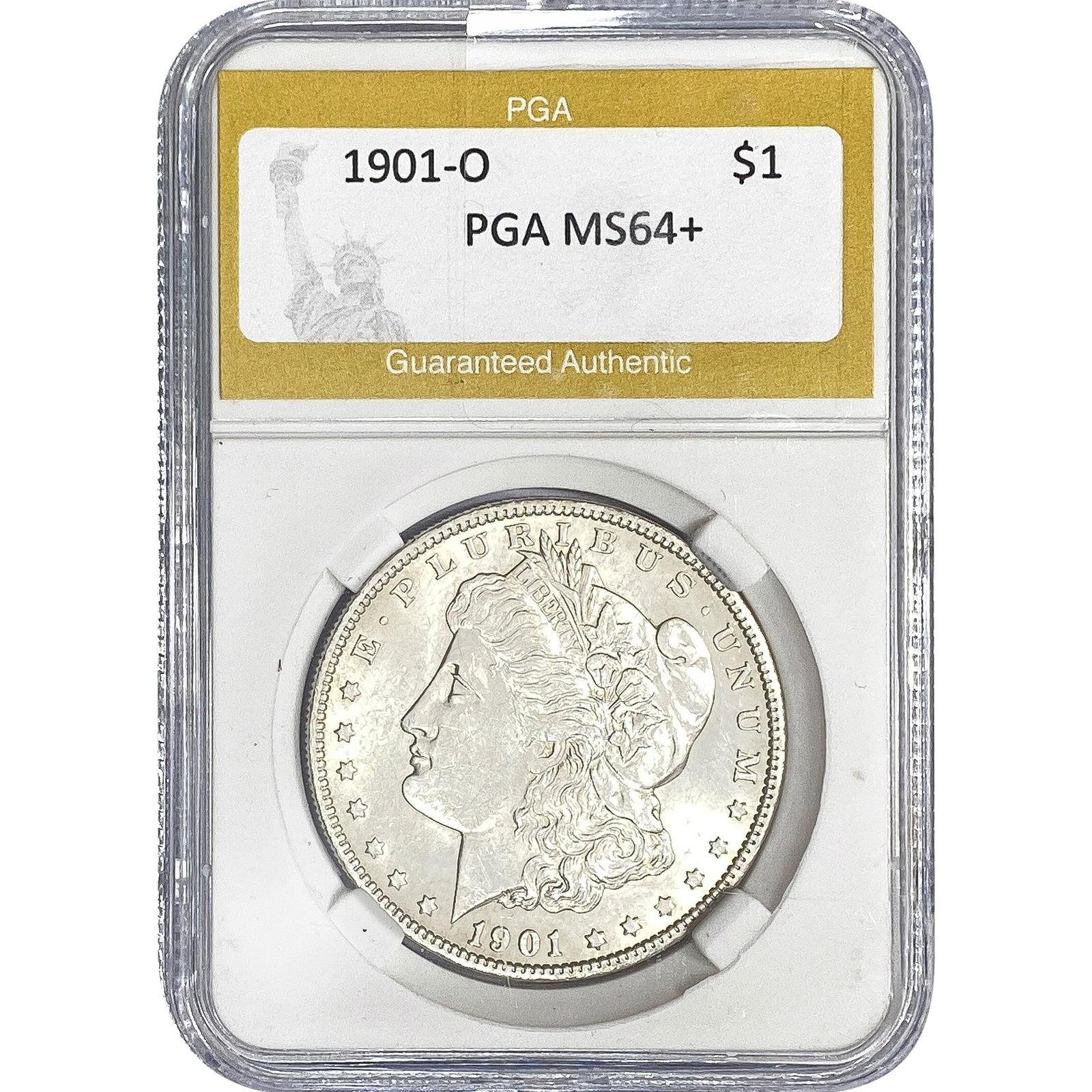 1901-O Morgan Silver Dollar PGA MS64+ (1 of 2)