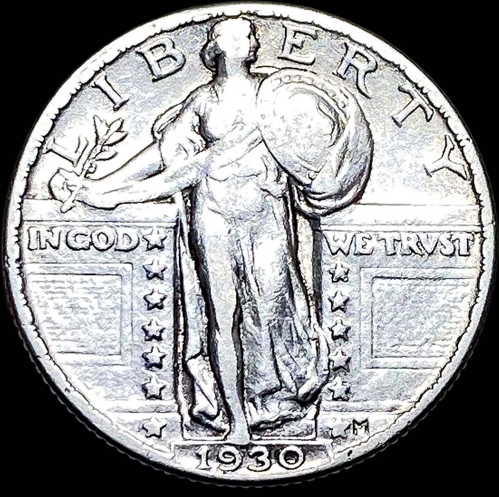 1930 Standing Liberty Quarter NEARLY UNCIRCULATED (1 of 2)