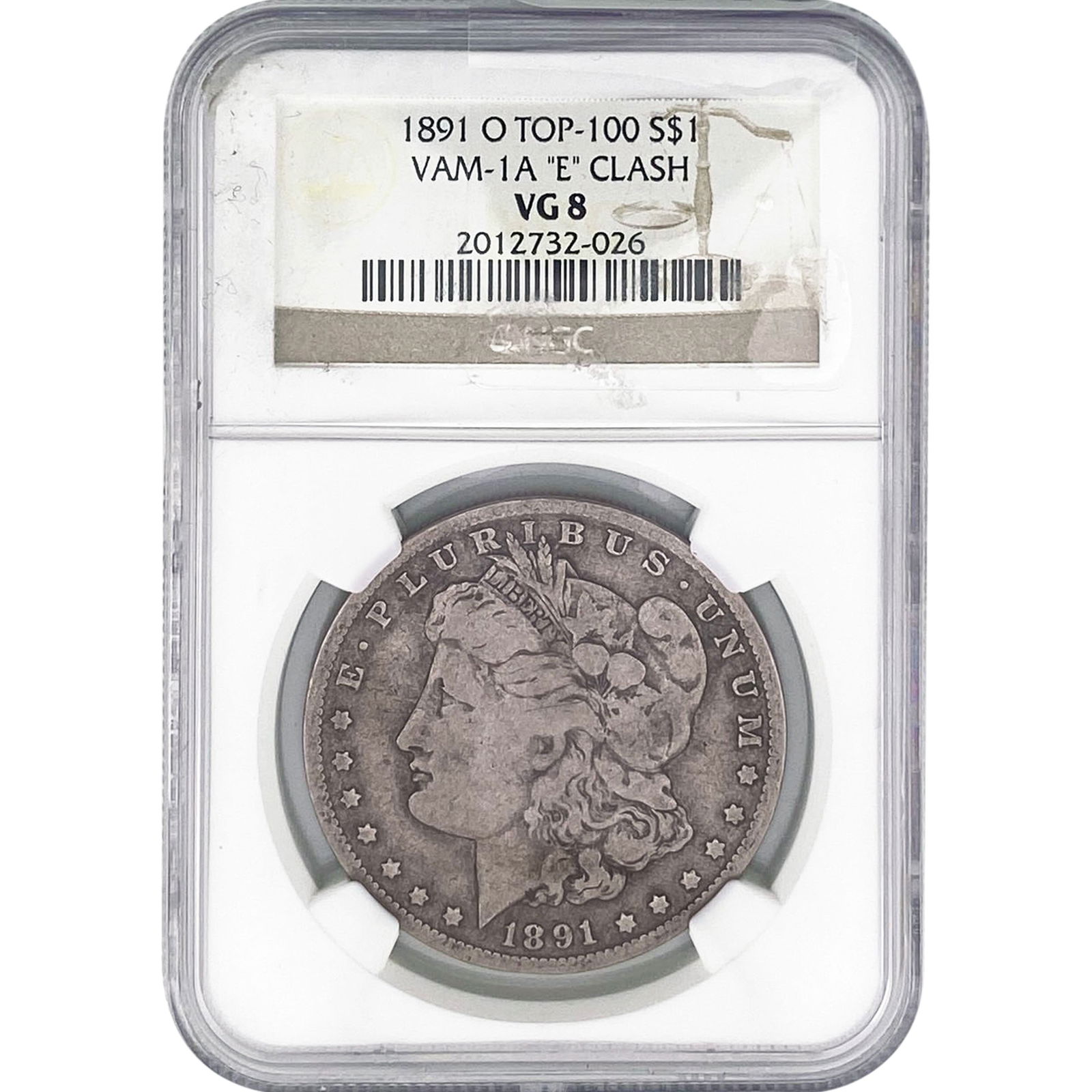 1891-O Morgan Silver Dollar NGC VG8 (1 of 2)