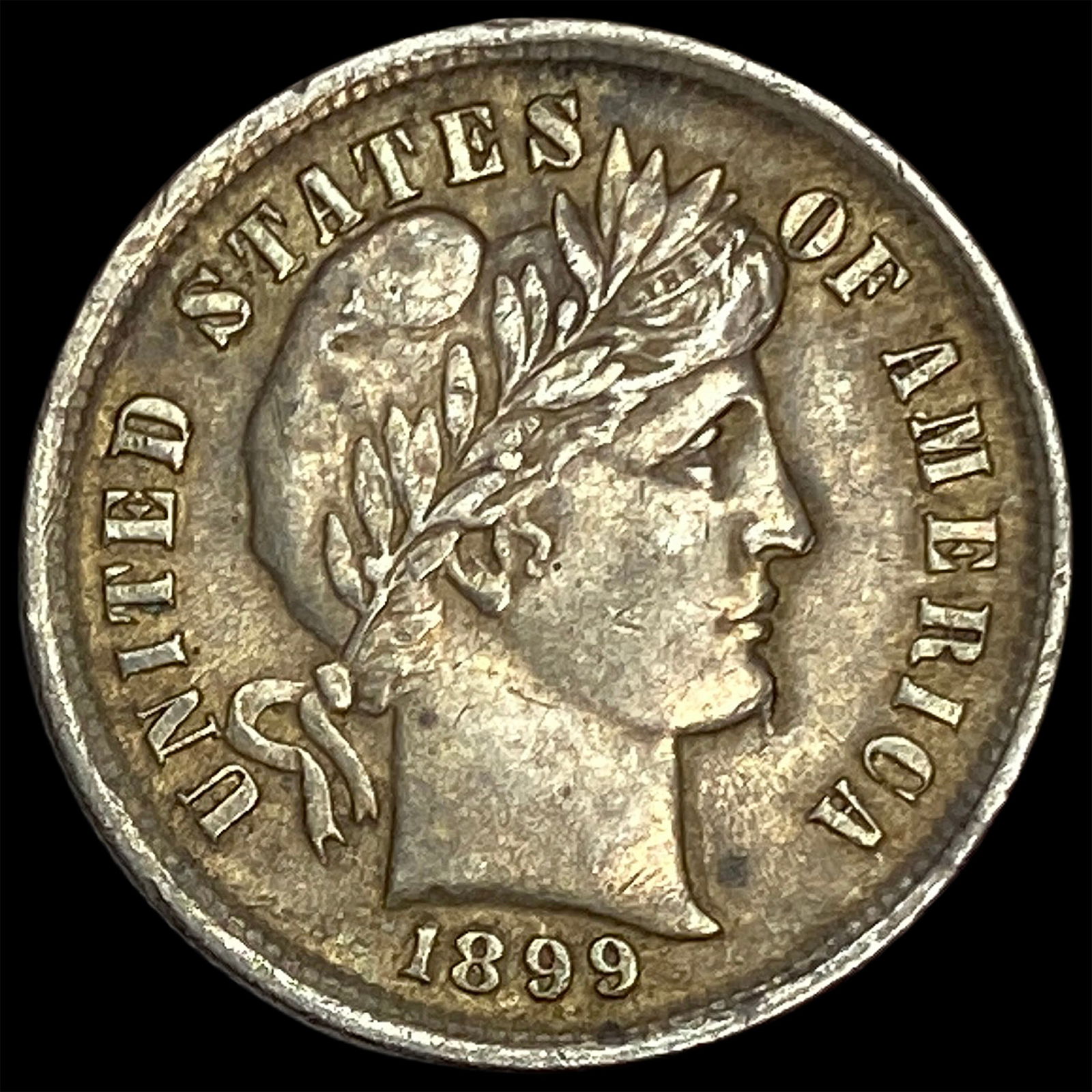 1899 Barber Dime CLOSELY UNCIRCULATED (1 of 2)