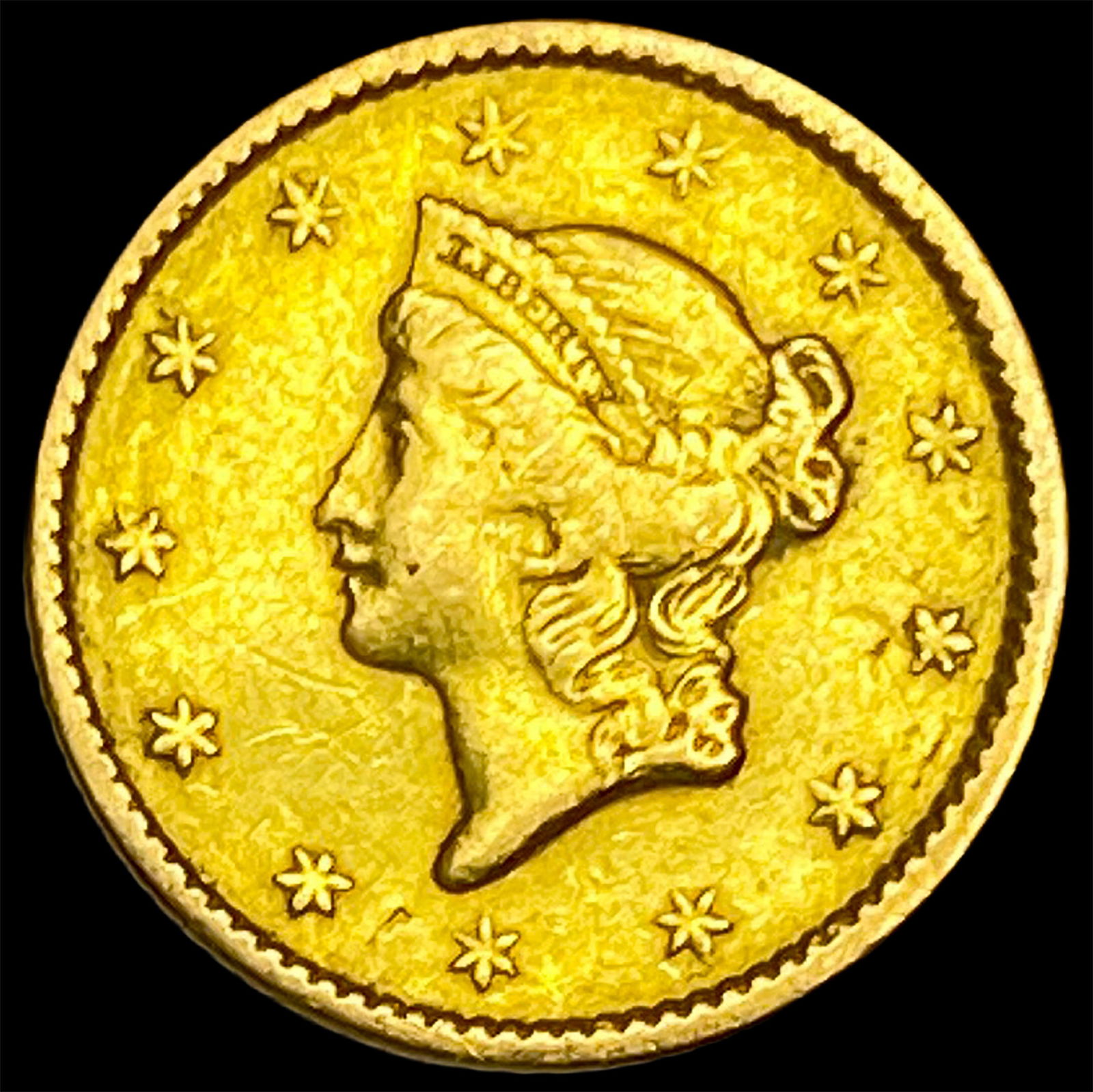 1850 $1 Liberty Head Gold Dollar HIGH GRADE (1 of 2)