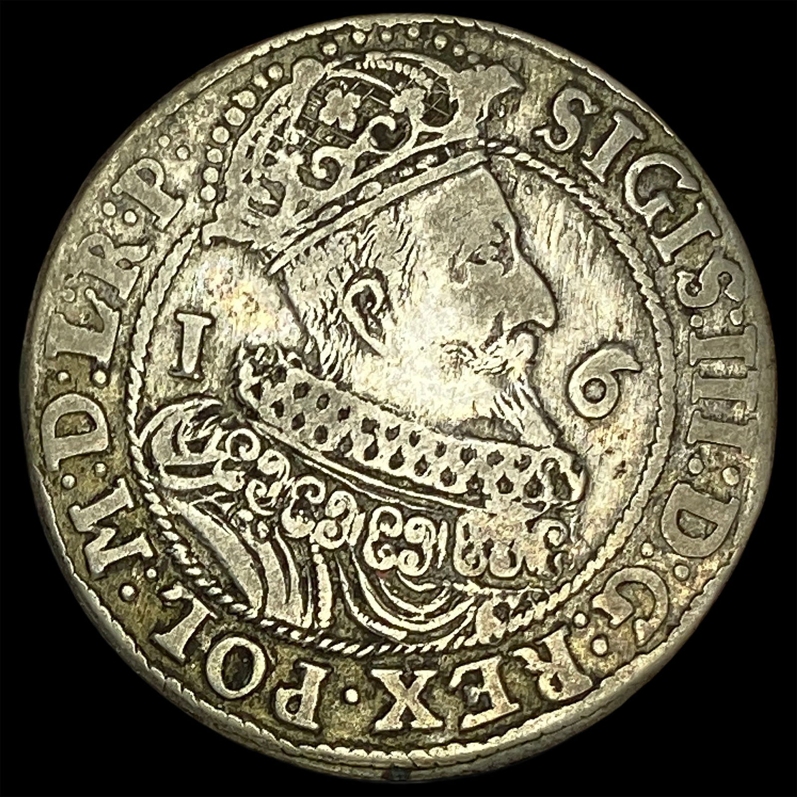 1616 Poland Silver 3 Groschen Sigismund III Vasa ABOUT UNCIRCULATED (1 of 2)