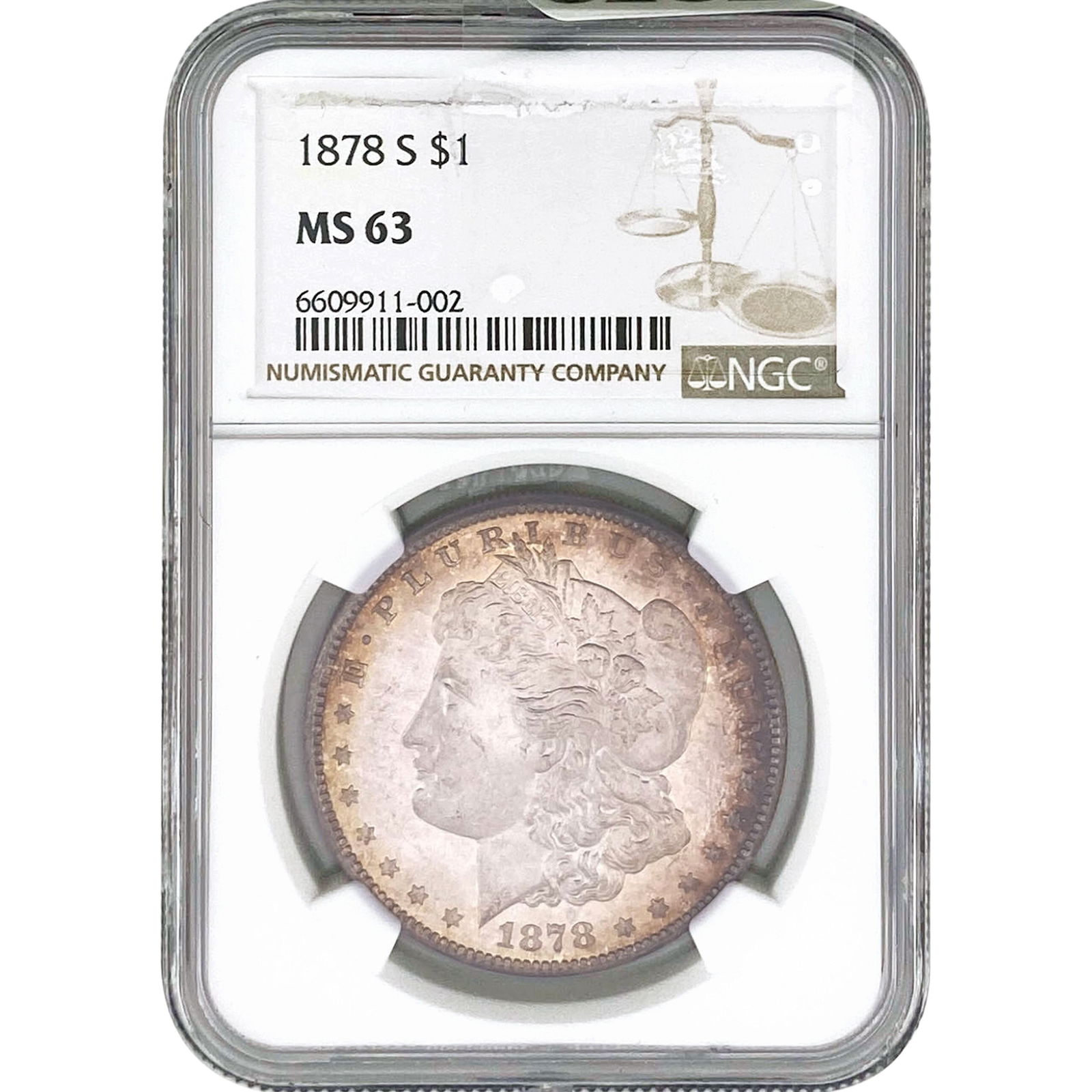 1878-S Morgan Silver Dollar NGC MS63 (1 of 2)