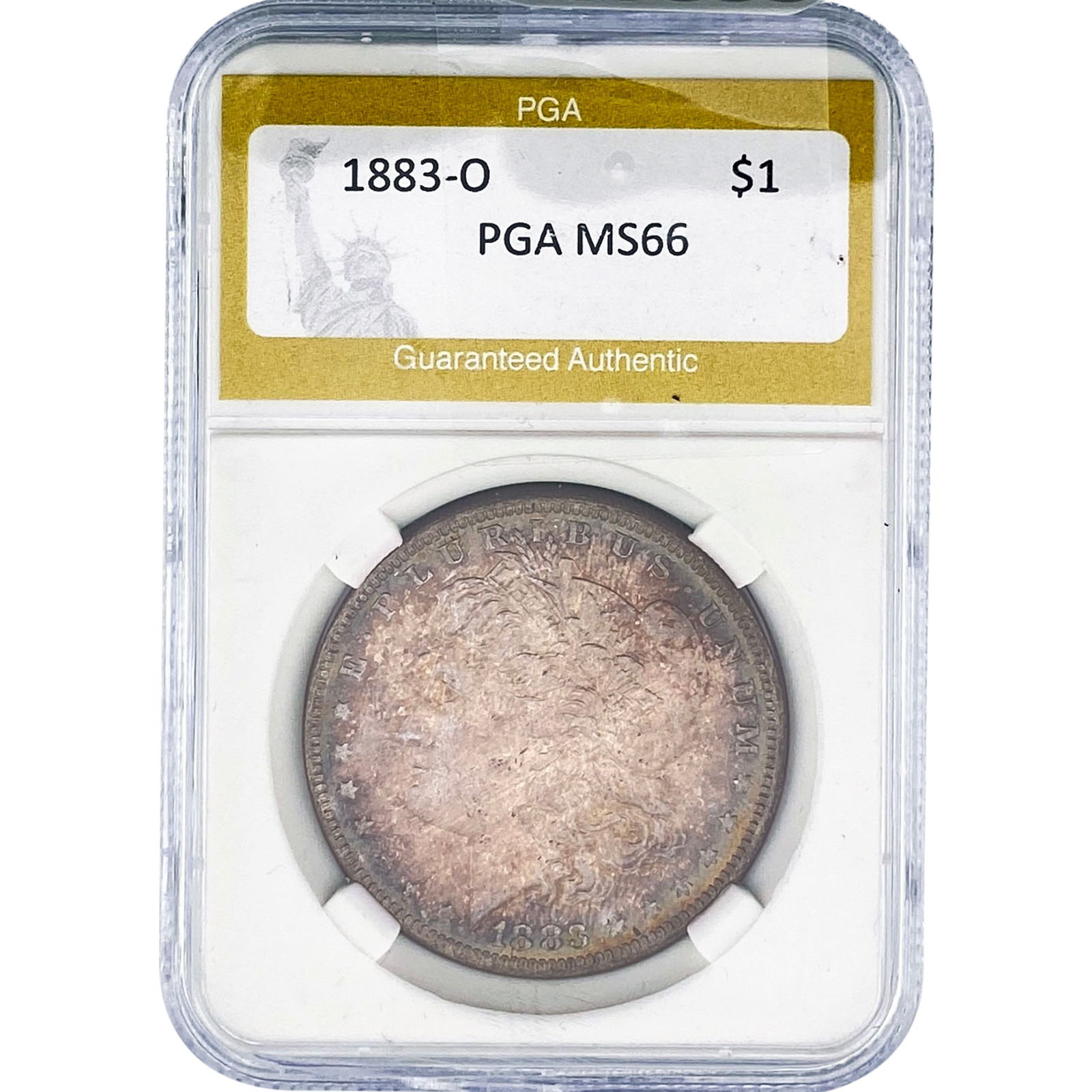 1883-O Morgan Silver Dollar PGA MS66: 1883-O Morgan Silver Dollar PGA MS66