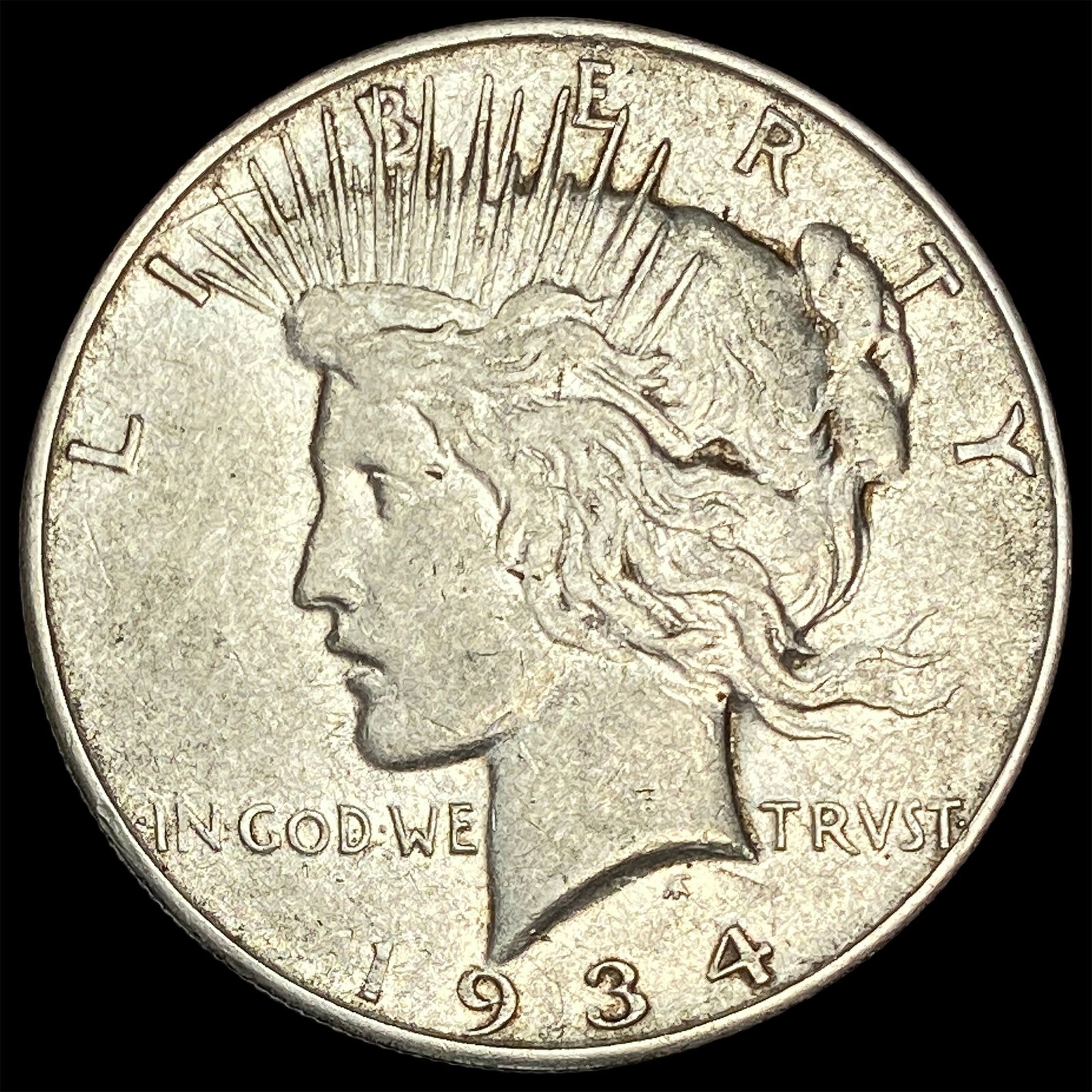 1934-D Silver Peace Dollar LIGHTLY CIRCULATED (1 of 2)