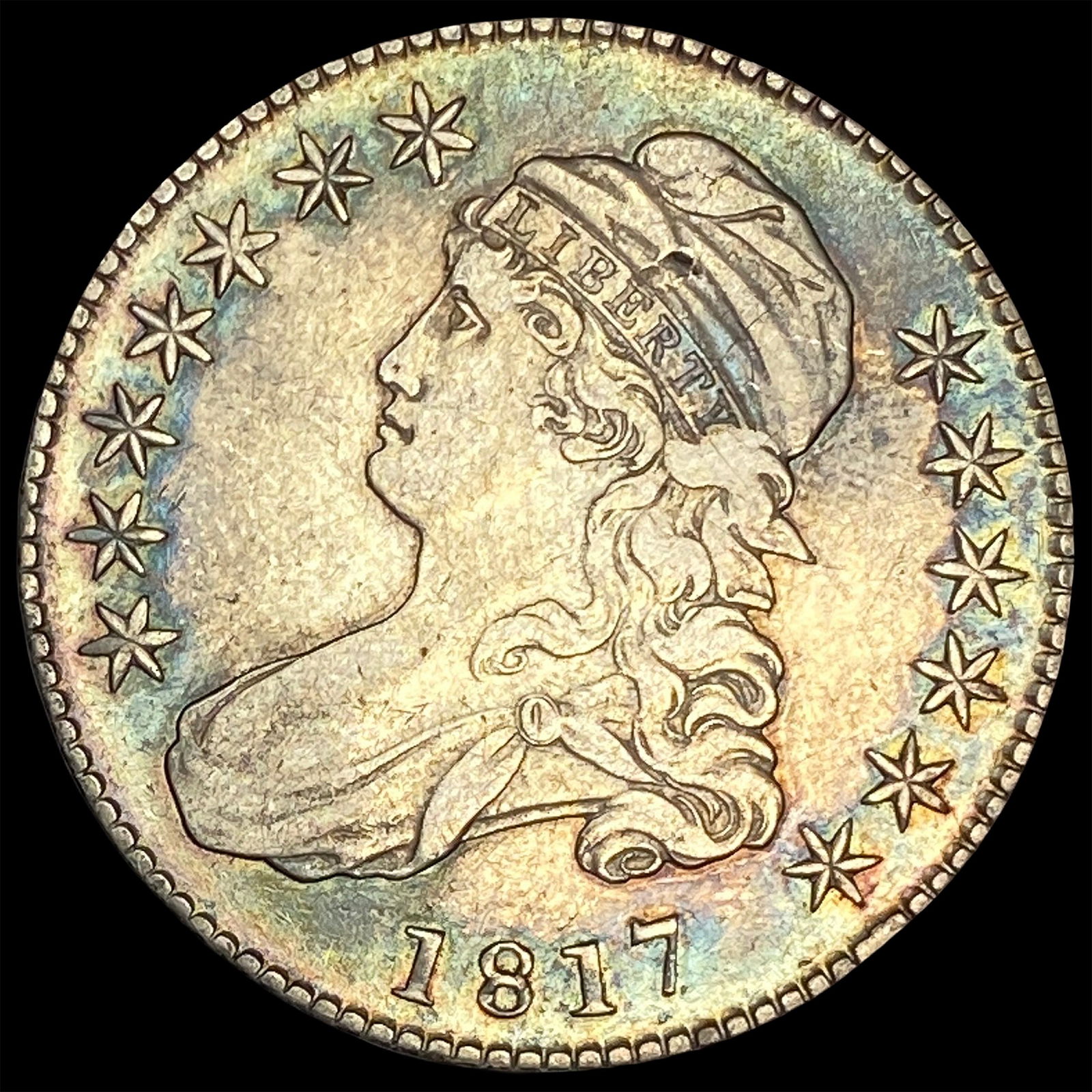 1817 Capped Bust Half Dollar NEARLY UNCIRCULATED (1 of 2)