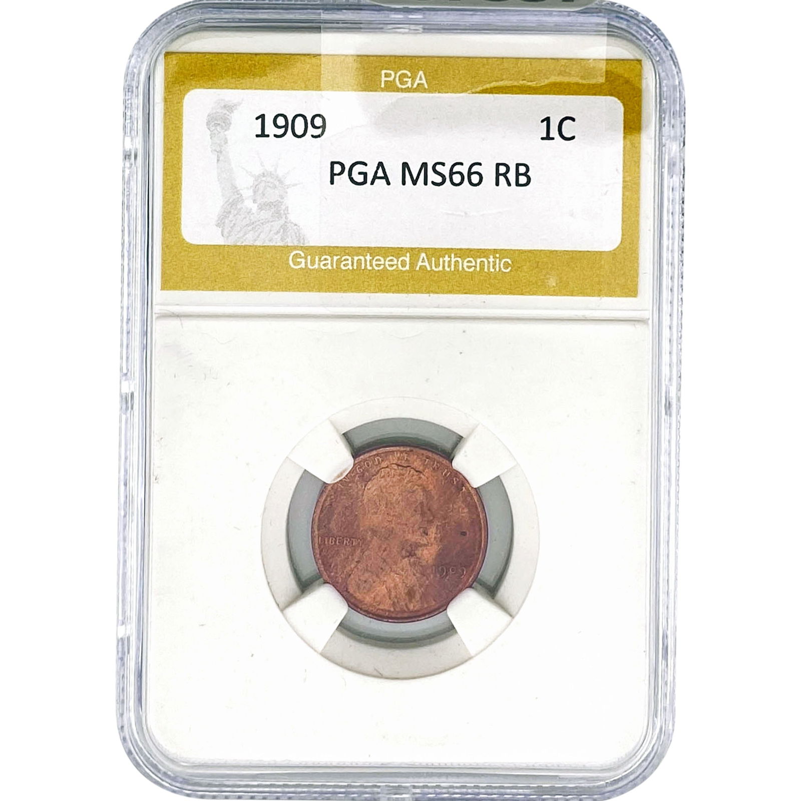 1909 Wheat Cent PGA MS66 RB (1 of 2)