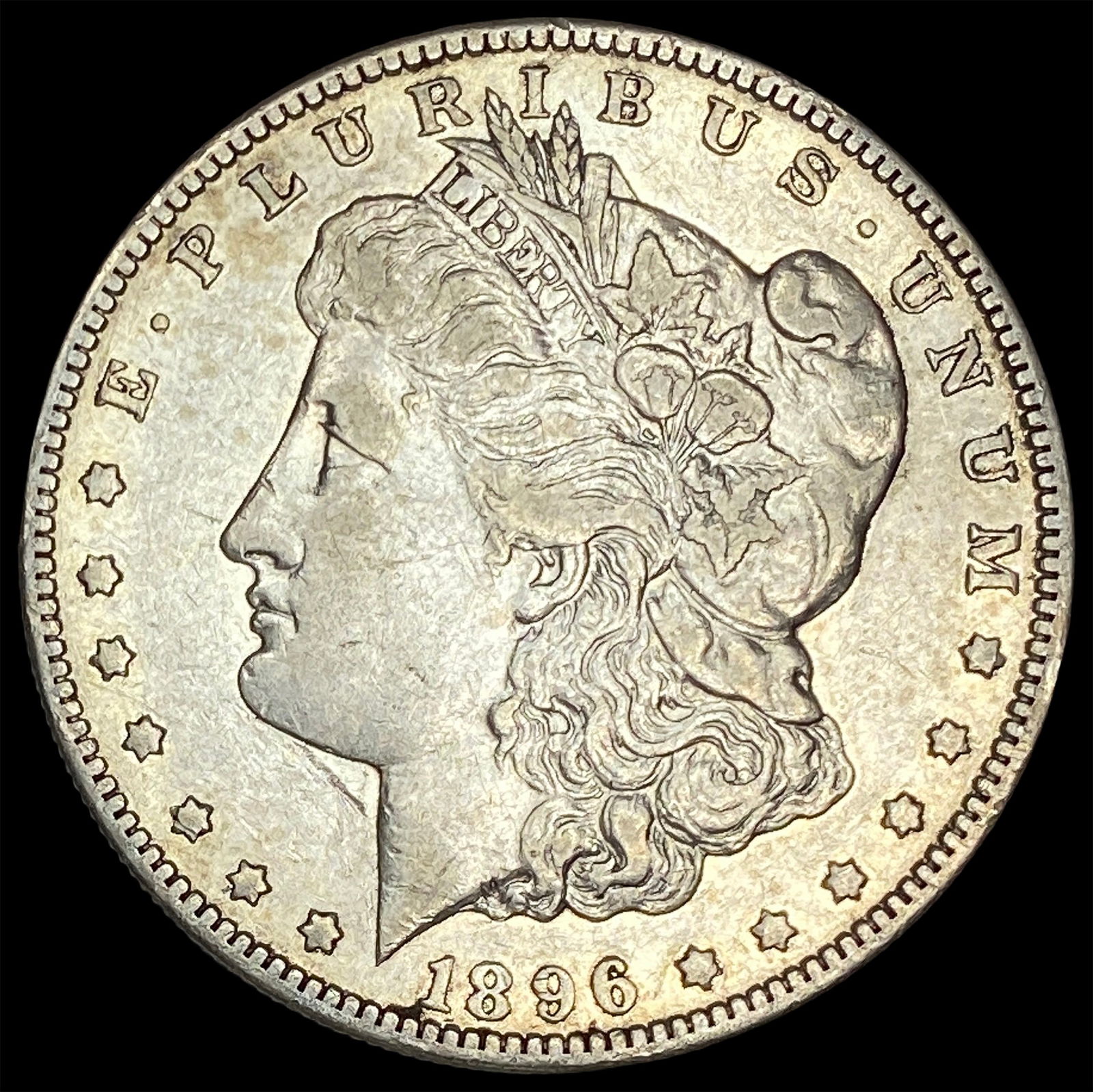 1896-S Silver Morgan Dollar ABOUT UNCIRCULATED (1 of 2)