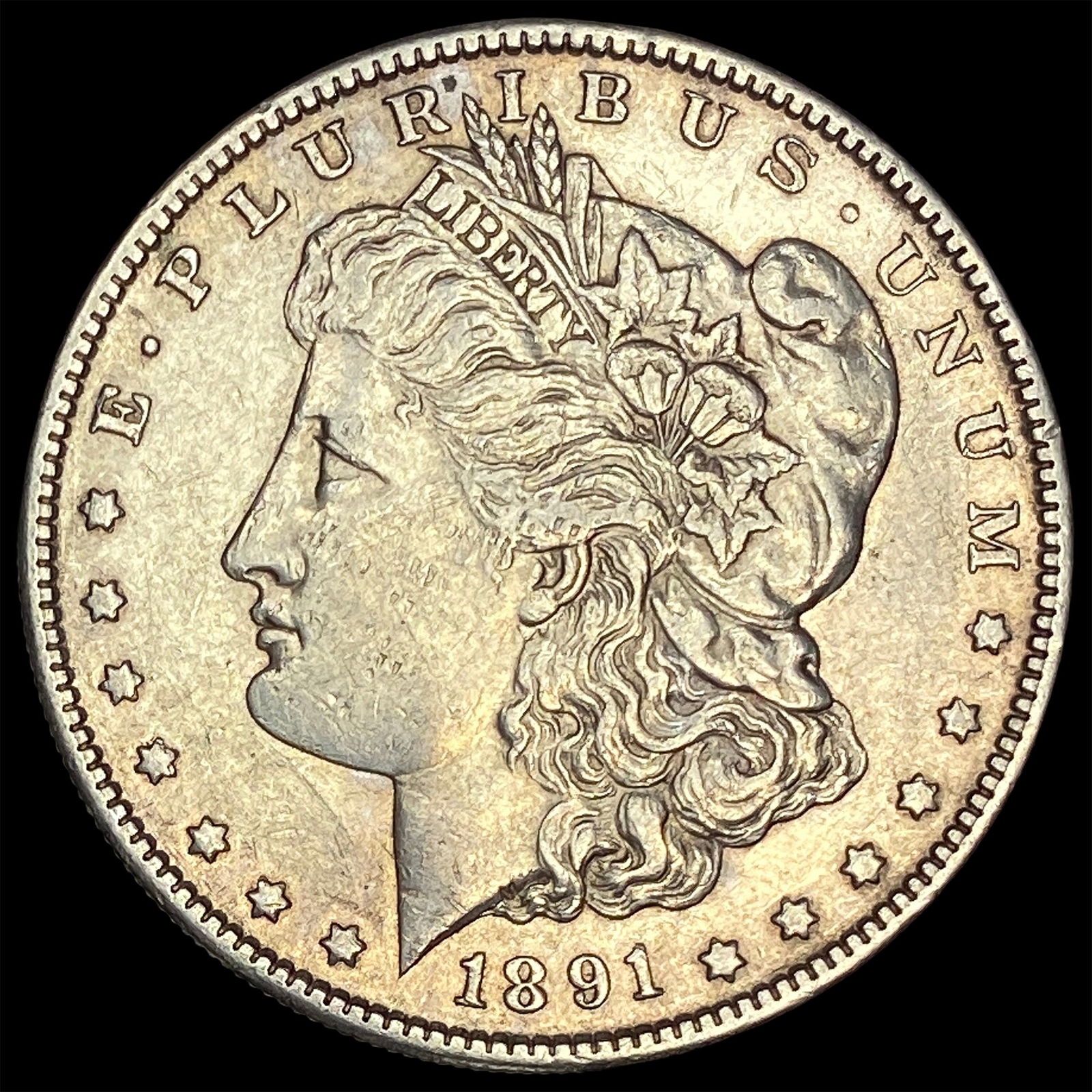 1891-S Silver Morgan Dollar CLOSELY UNCIRCULATED (1 of 2)