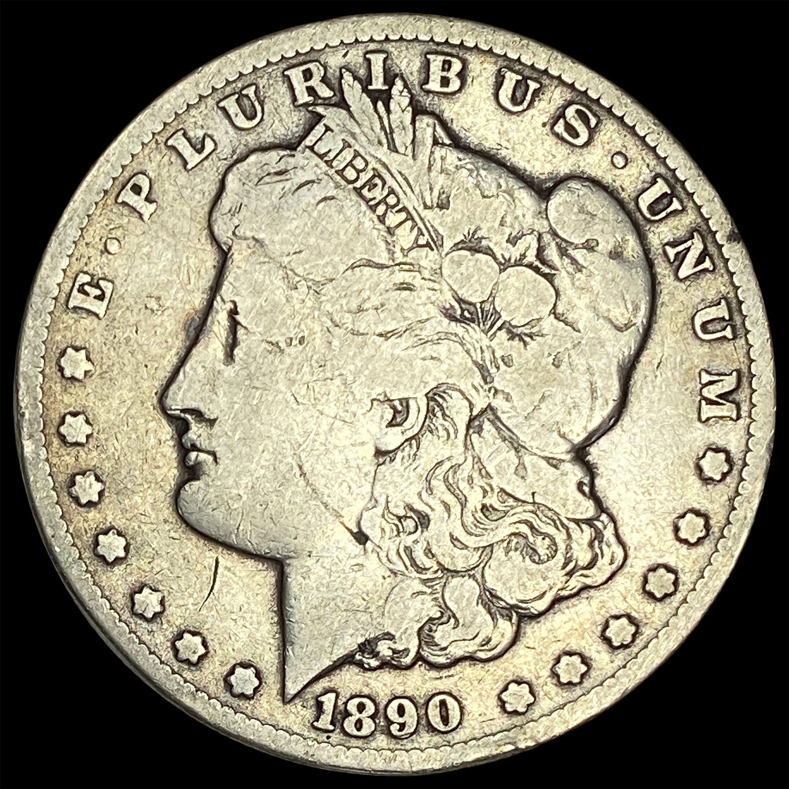 1890-CC Silver Morgan Dollar NICELY CIRCULATED (1 of 2)