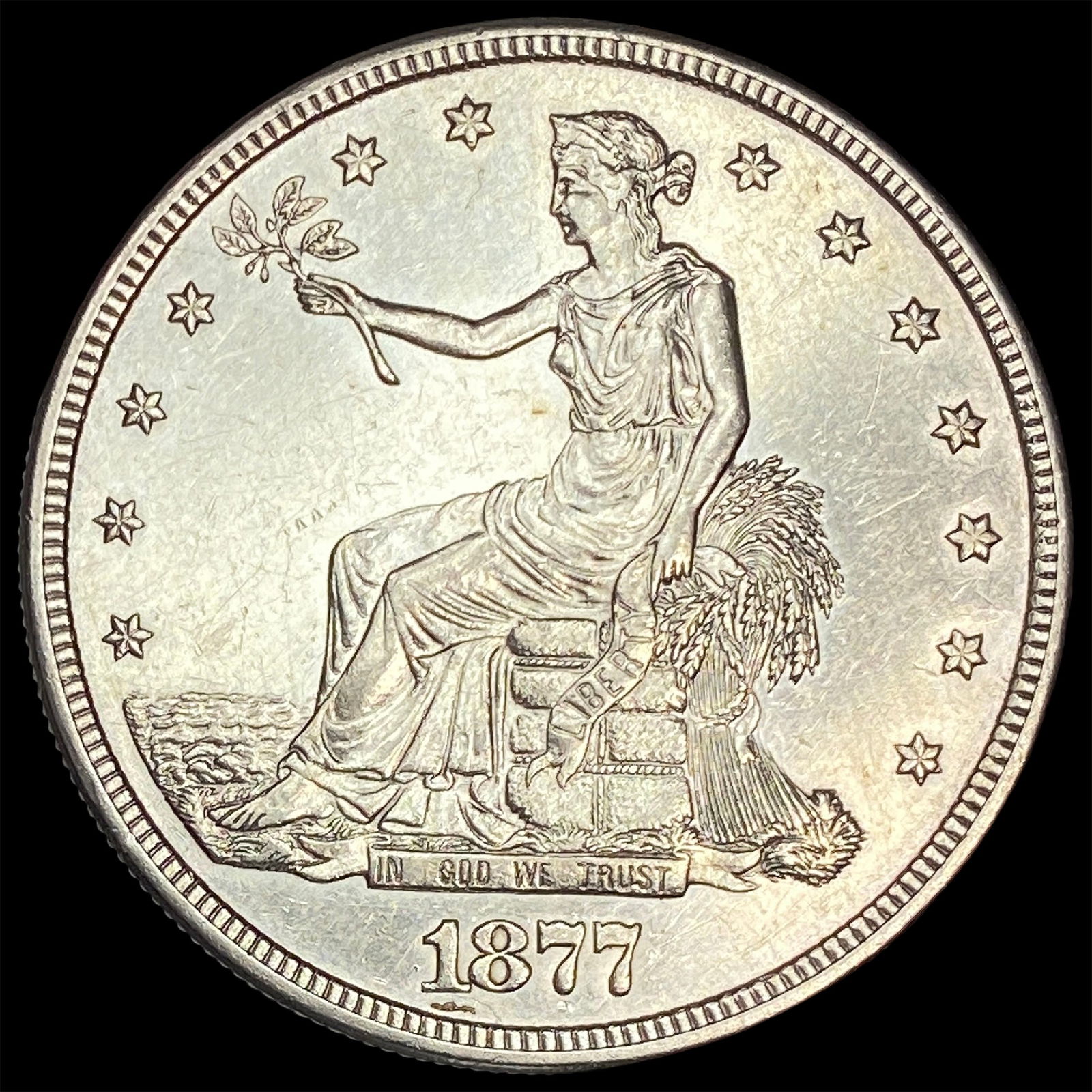 1877-S Silver Trade Dollar UNCIRCULATED (1 of 2)