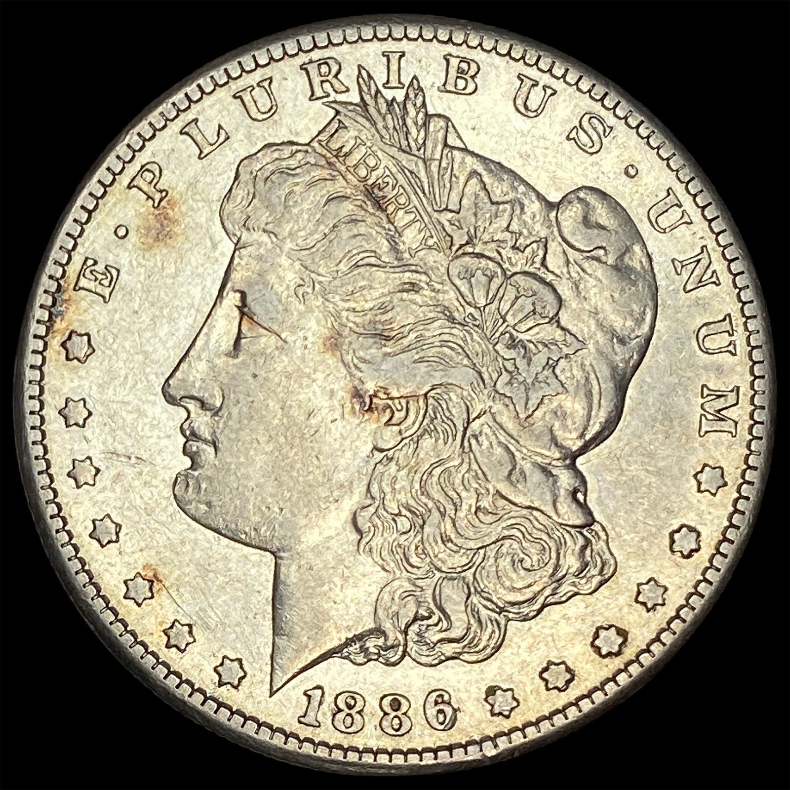 1886-S Silver Morgan Dollar CLOSELY UNCIRCULATED (1 of 2)