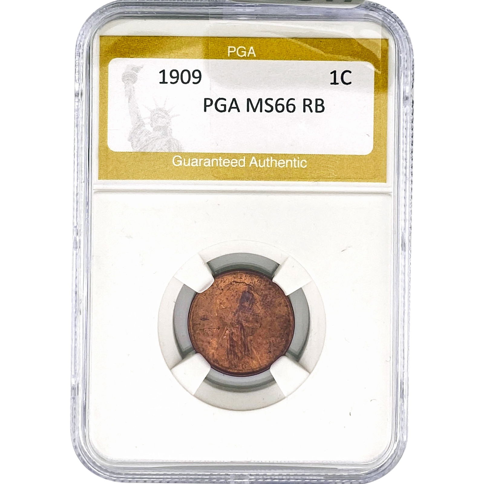 1909 Wheat Cent PGA MS66 RB (1 of 2)