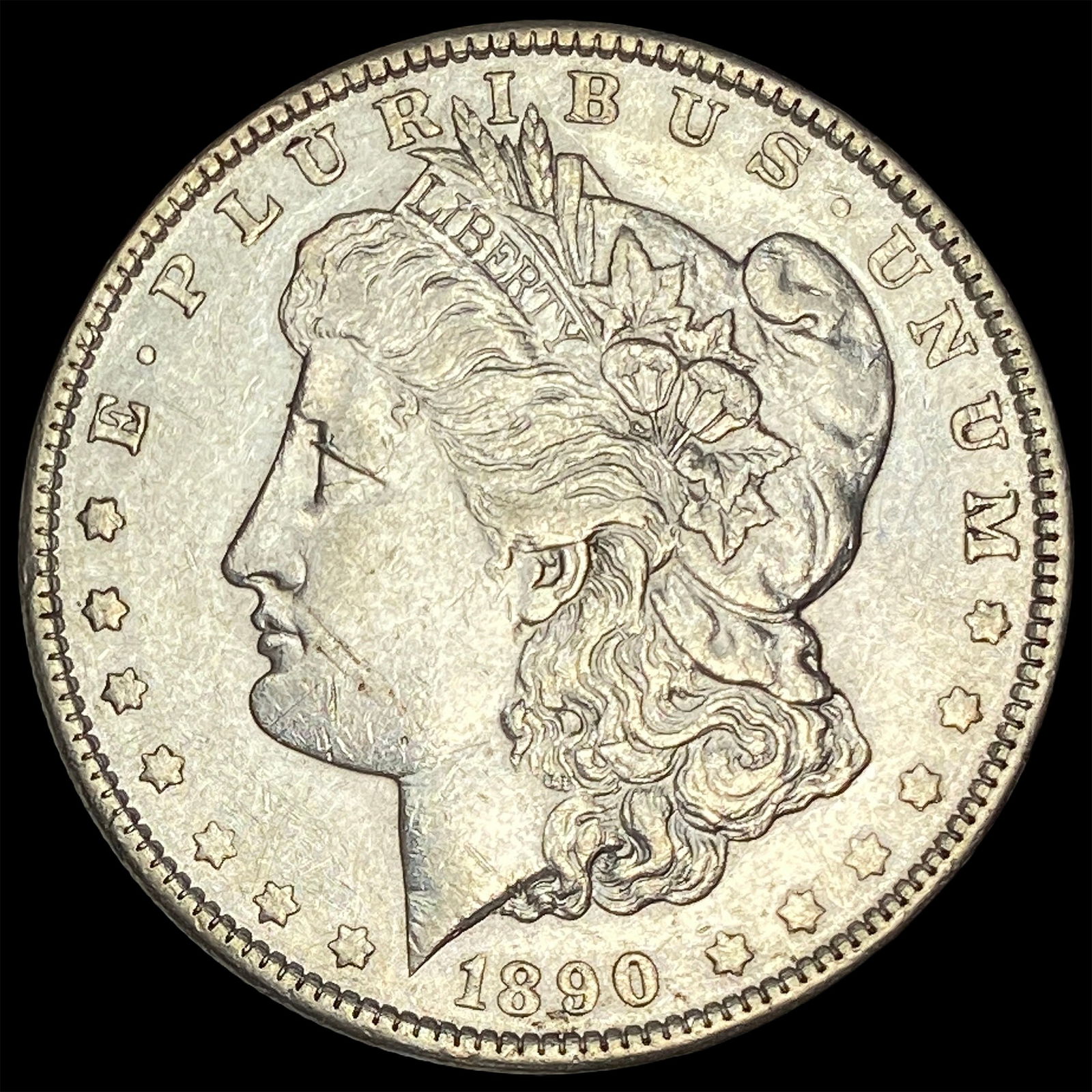 1890-S Silver Morgan Dollar CLOSELY UNCIRCULATED (1 of 2)