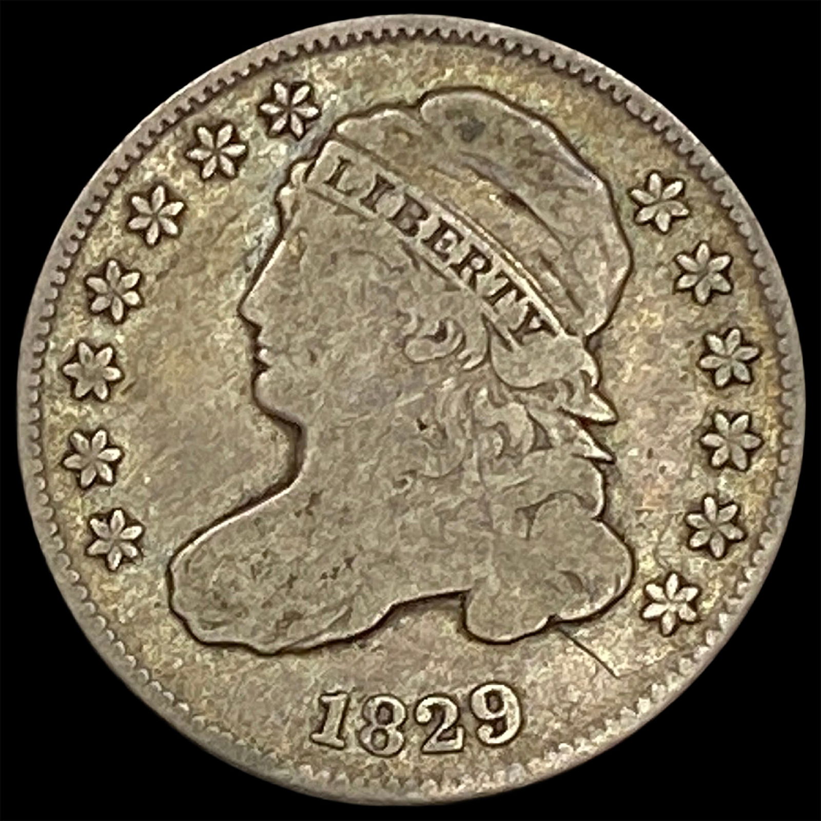 1829 Capped Bust Dime NICELY CIRCULATED (1 of 2)